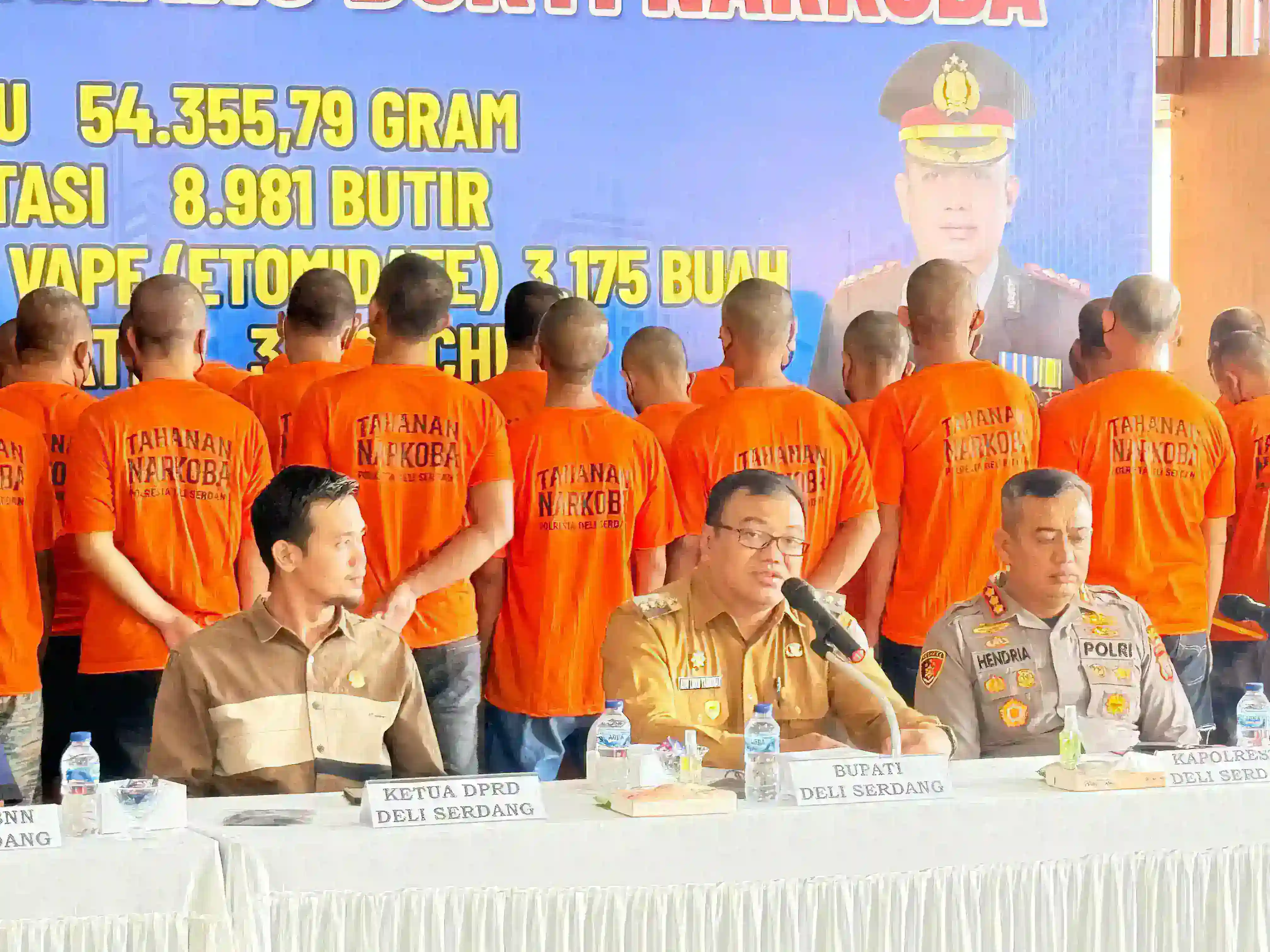 Hadiri Pemusnahan BB, Bupati Apresiasi Pengungkapan 89 Kg Sabu