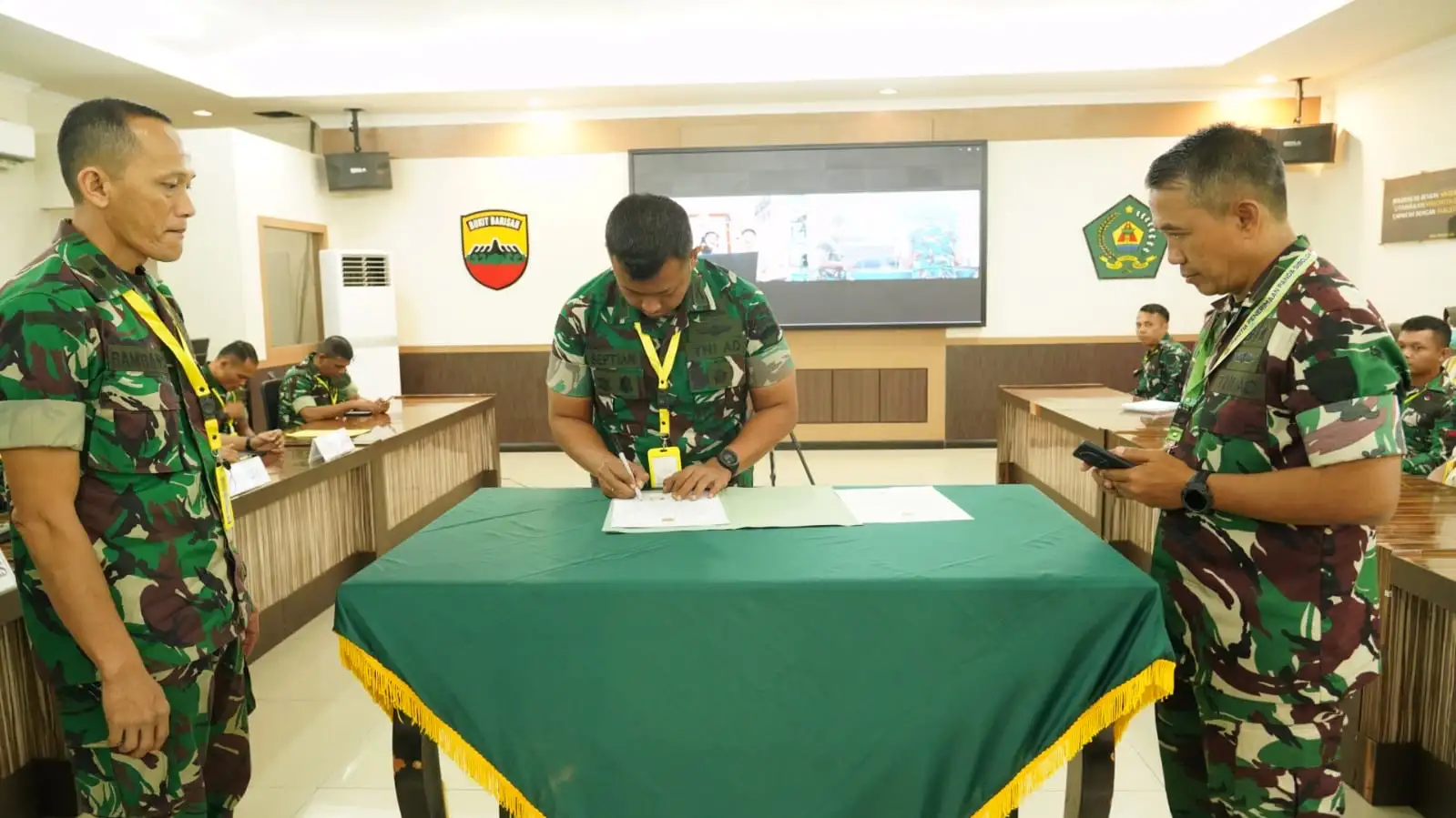 DANREM 023/KS TEGASKAN SELEKSI CABA-CATA BEBAS KKN LEWAT PAKTA INTEGRITAS