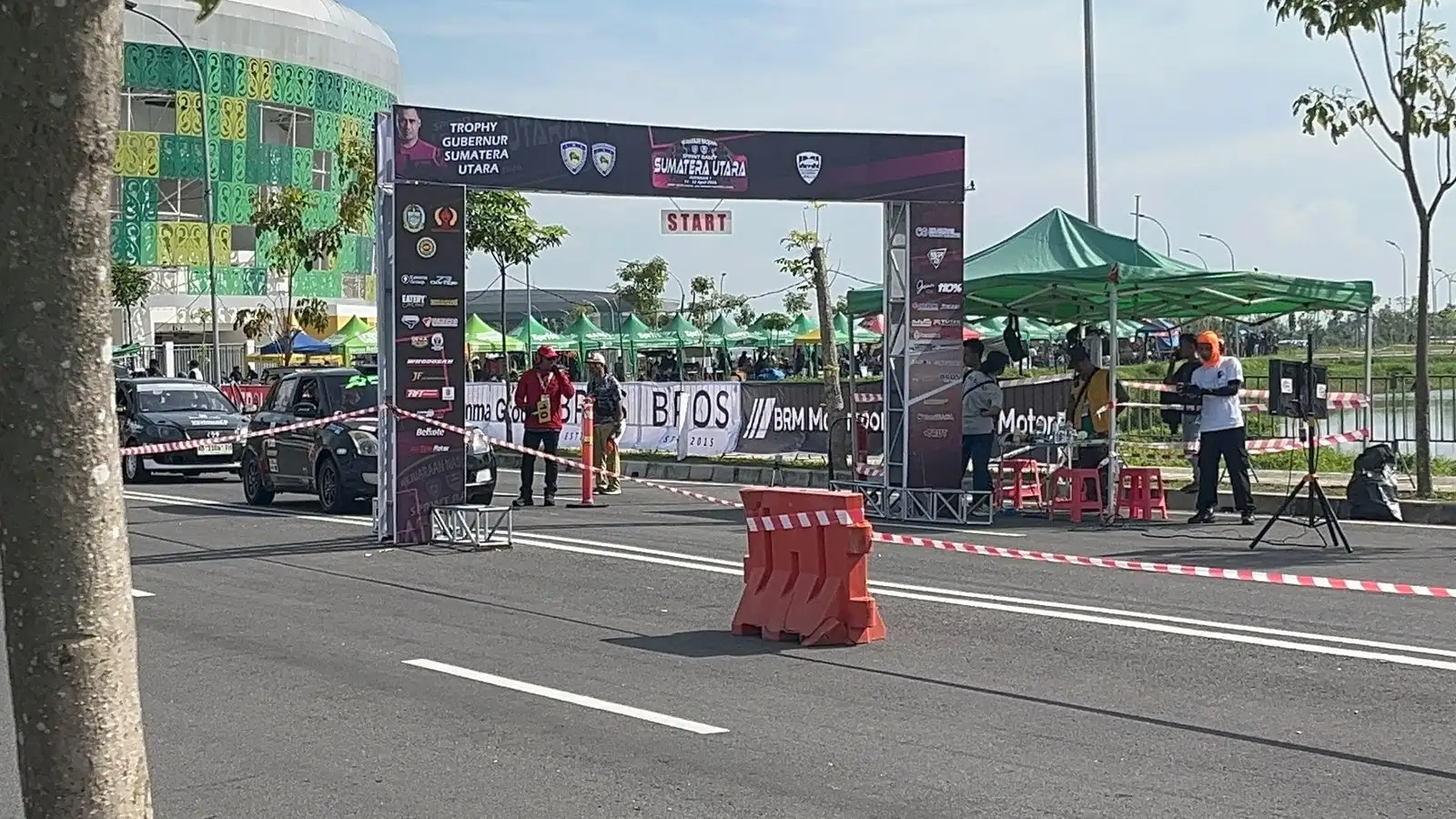 Polresta Deli Serdang Amankan Kejurnas Sprint Rally Trophi Gubernur Sumut
