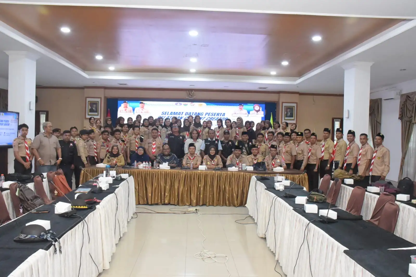 Pelatihan Konten Kreator Kwarcab Pramuka Deli Serdang di Ikuti 22 Kwarran  