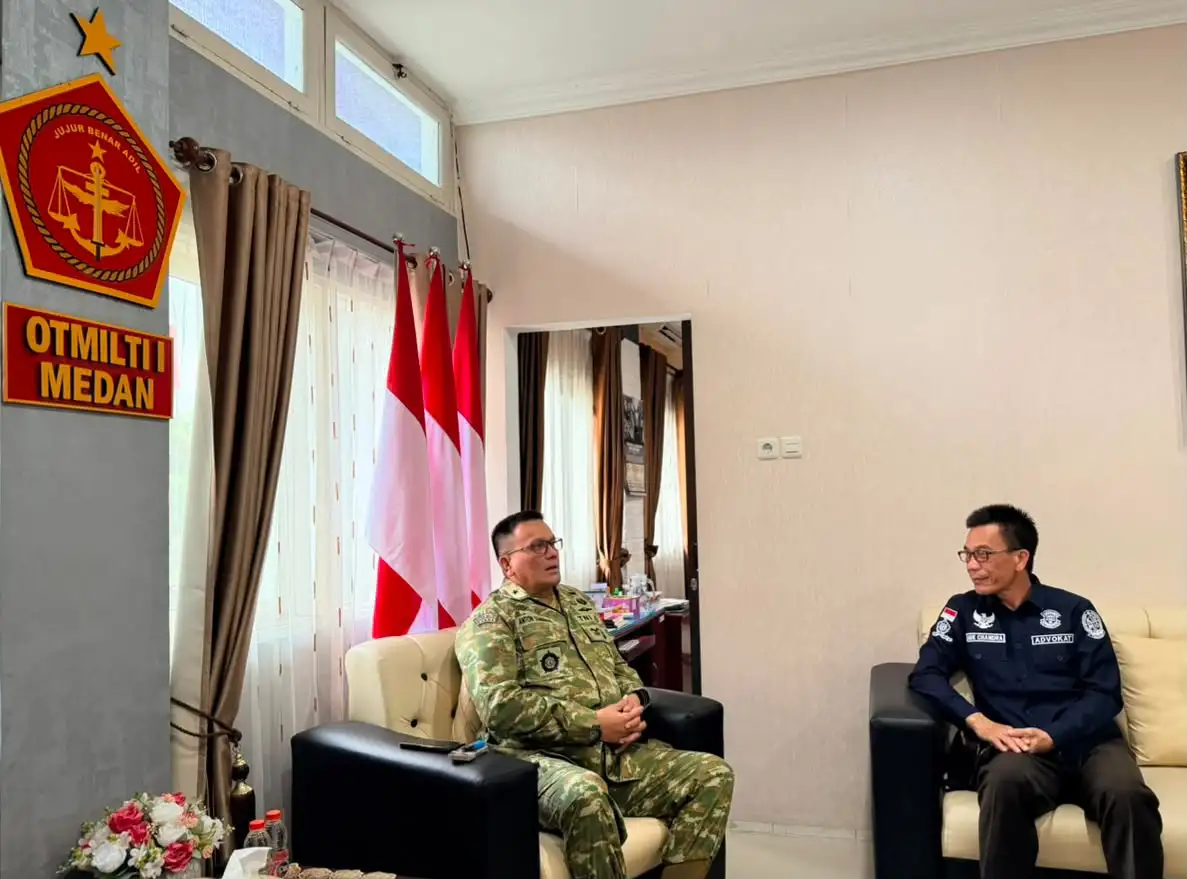 Audiensi LBH DSS dengan Ka Otmilti I Medan, Perkuat Sinergi Penegakan dan Penyuluhan Hukum di Sumut