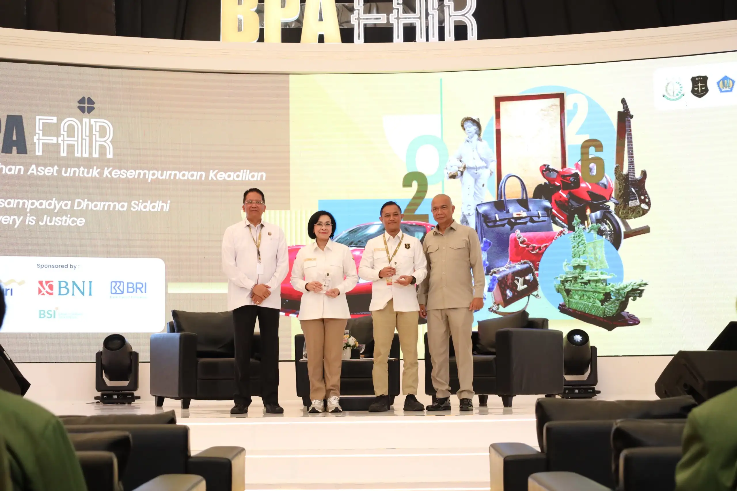 Sukses Gelar Hari Kedua BPA Fair 2026, Badan Pemulihan Aset Raup Kenaikan Harga Lelang hingga Rp1,65 Miliar