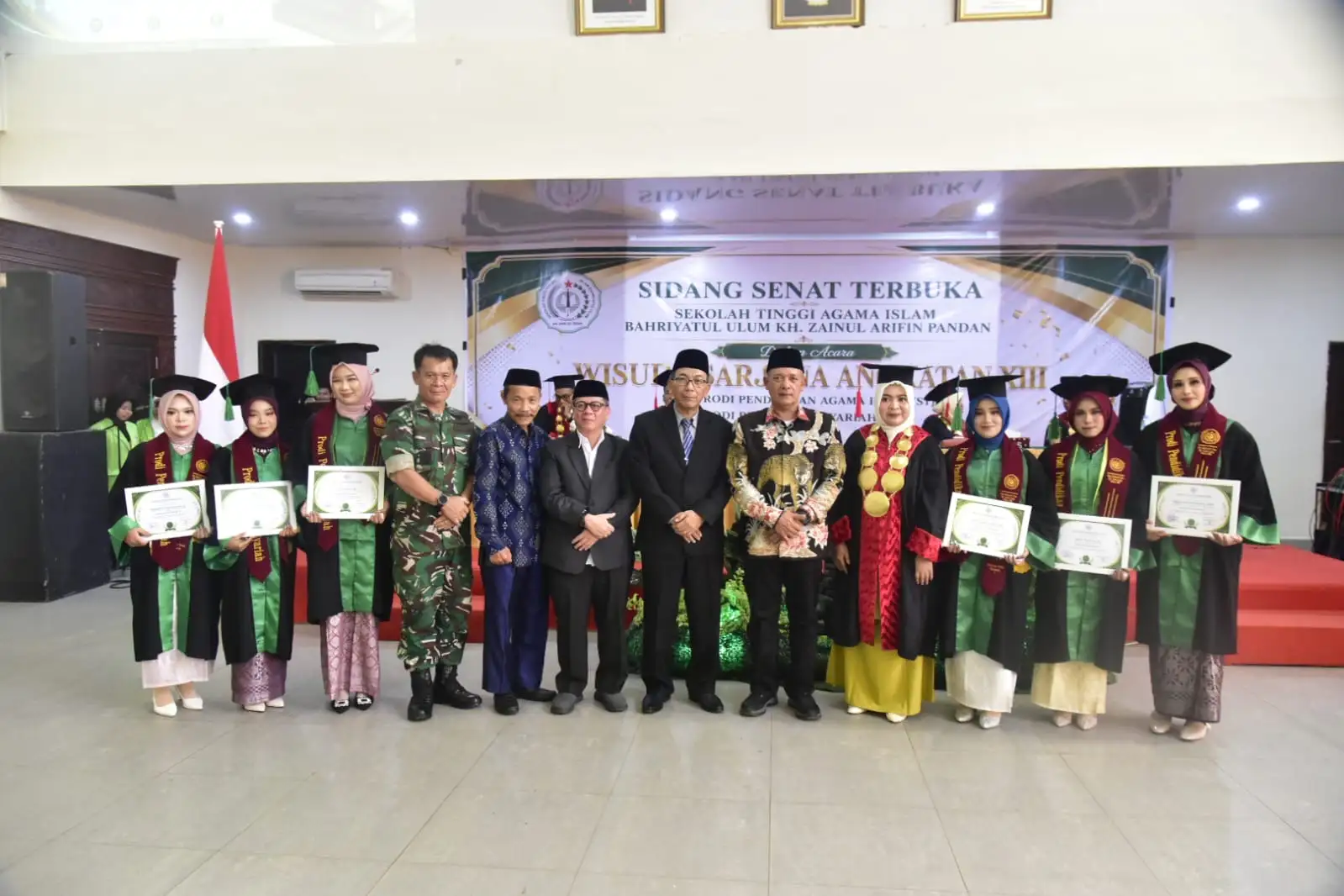 STAI Bahriyatul Ulum Pandan Perkuat Peran sebagai Kampus Pencetak Generasi Islami Melalui Wisuda Angkatan XIII