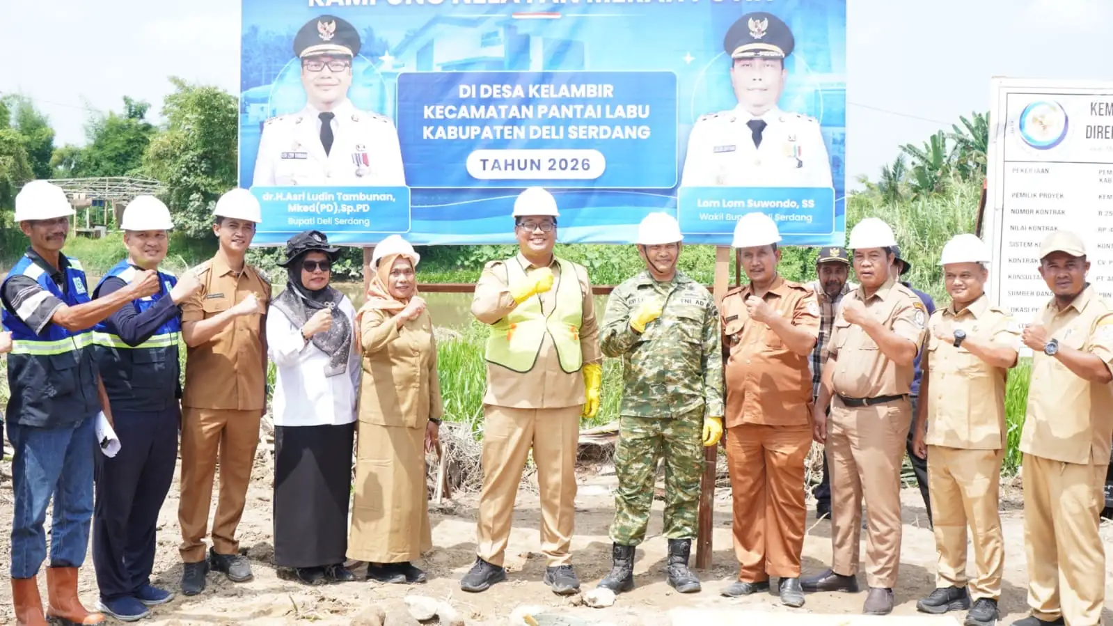 Kampung Nelayan Merah Putih Kedua Dibangun di Kelambir, Dorong Ekonomi Nelayan Pantai Labu