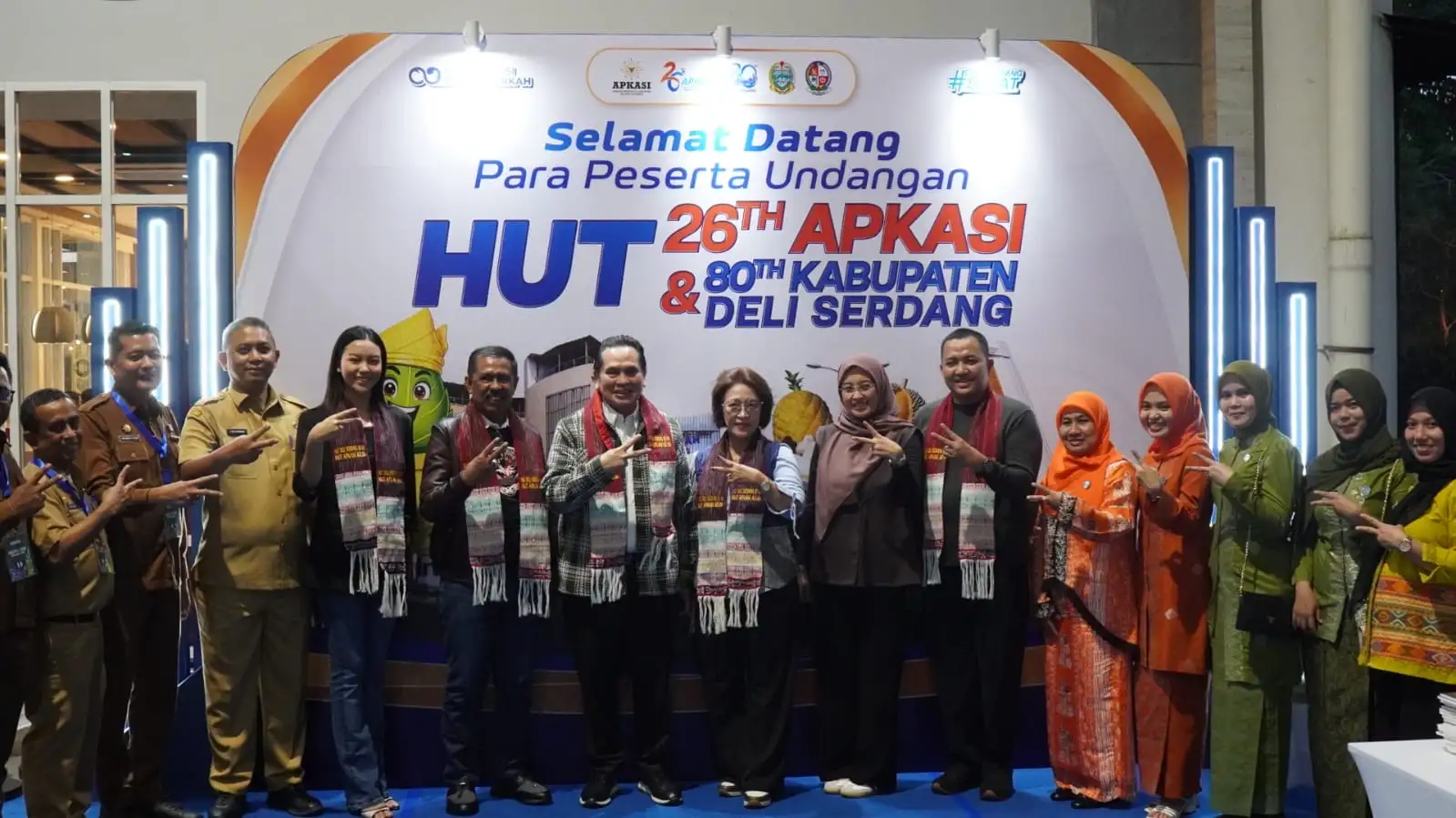 Sambut HUT APKASI ke-26, Deli Serdang Sambut Kedatangan Bupati se-Indonesia di Bandara Kualanamu