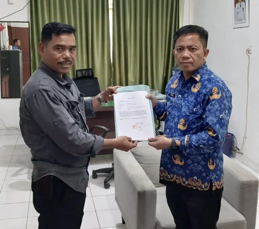 Kepala UPTD Wilayah I Stabat Apresiasi Pemilik Lahan Kembalikan Kawasan Hutan Lindung Kepada Pemerintah