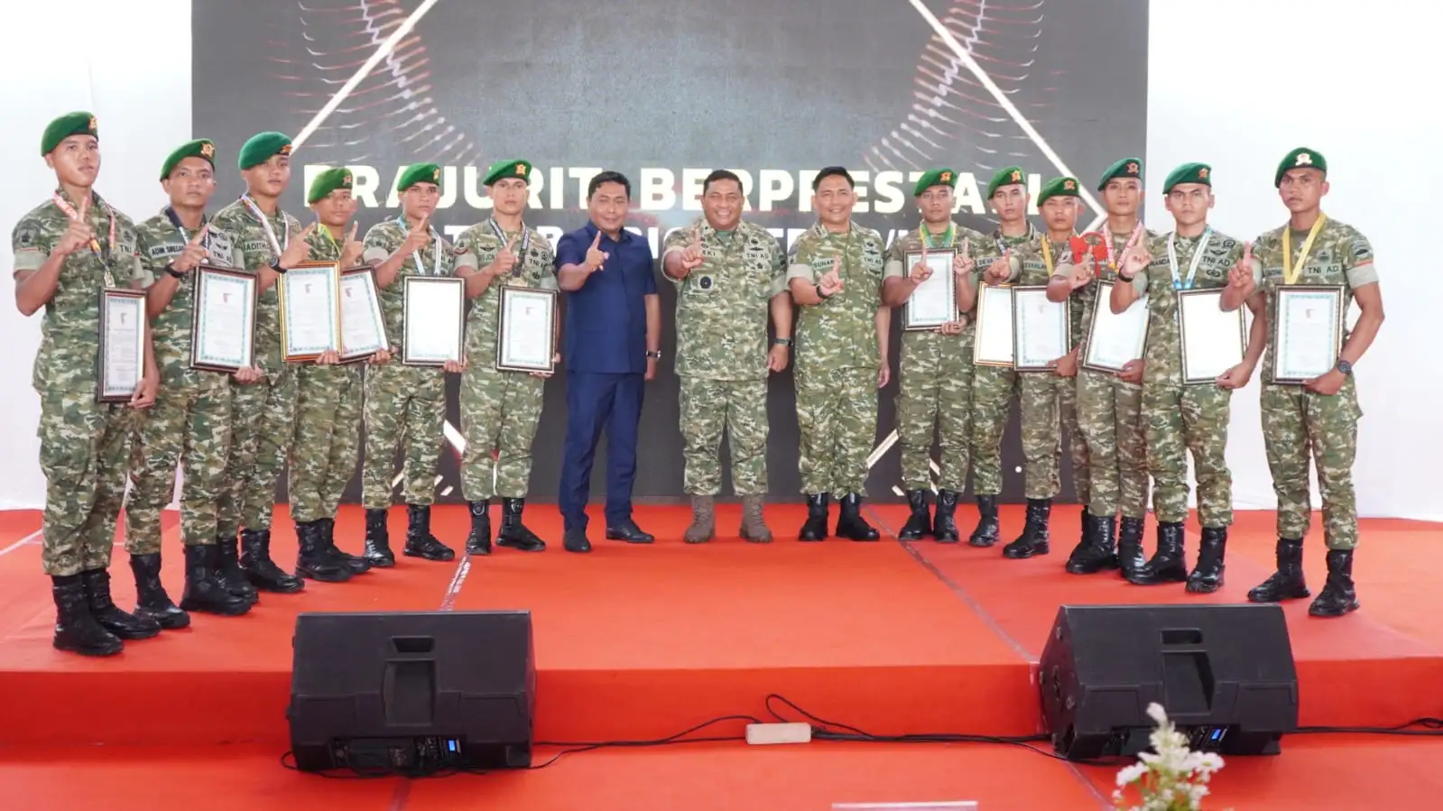 HUT ke-1 Brigif TP-36/HM, Wabup Lom Lom Dorong Sinergi Berkelanjutan