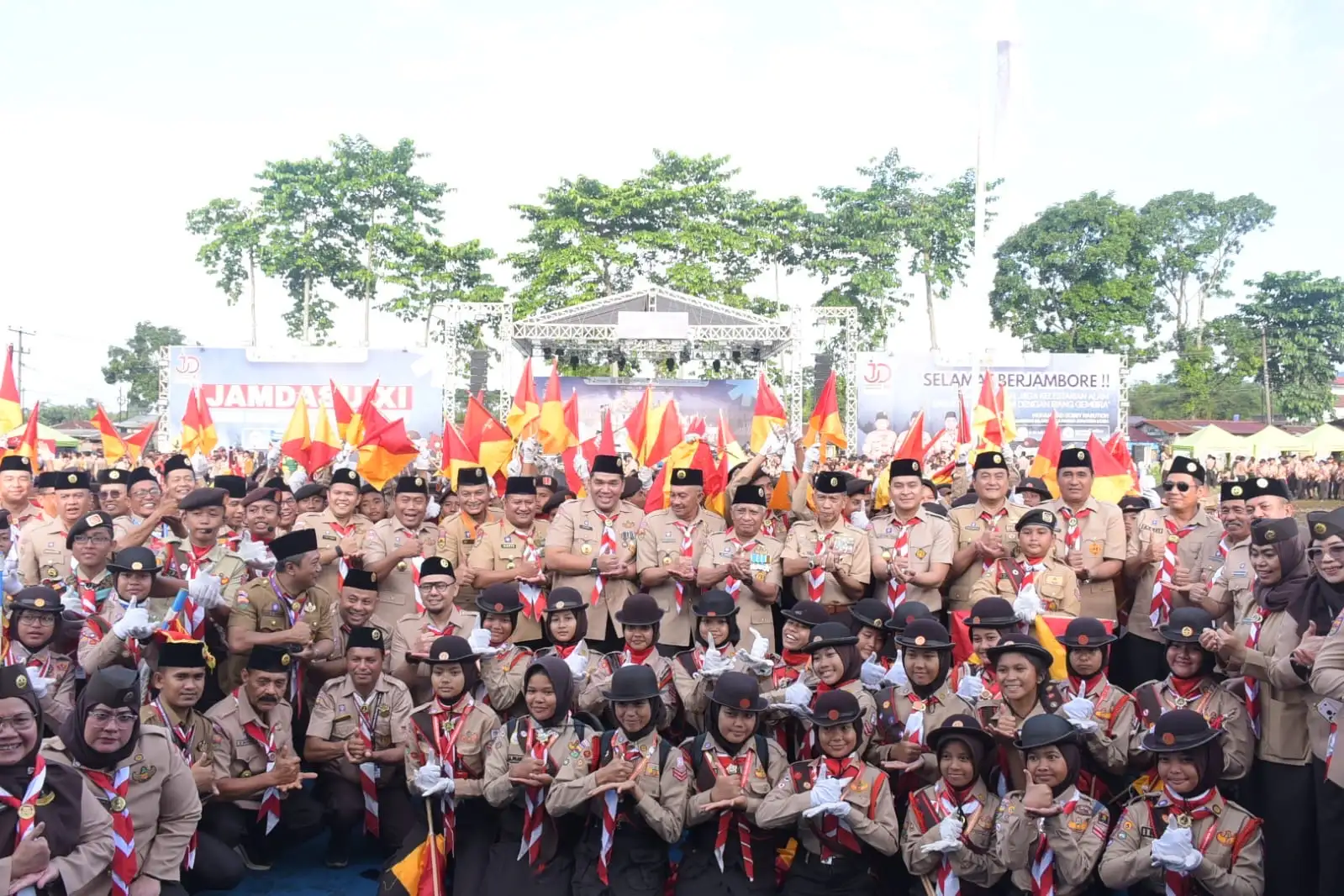 Wabup Lom Lom Hadiri Pembukaan Jamda XI Sumut, Ribuan Pramuka Siap Tempa Karakter di Sibolangit