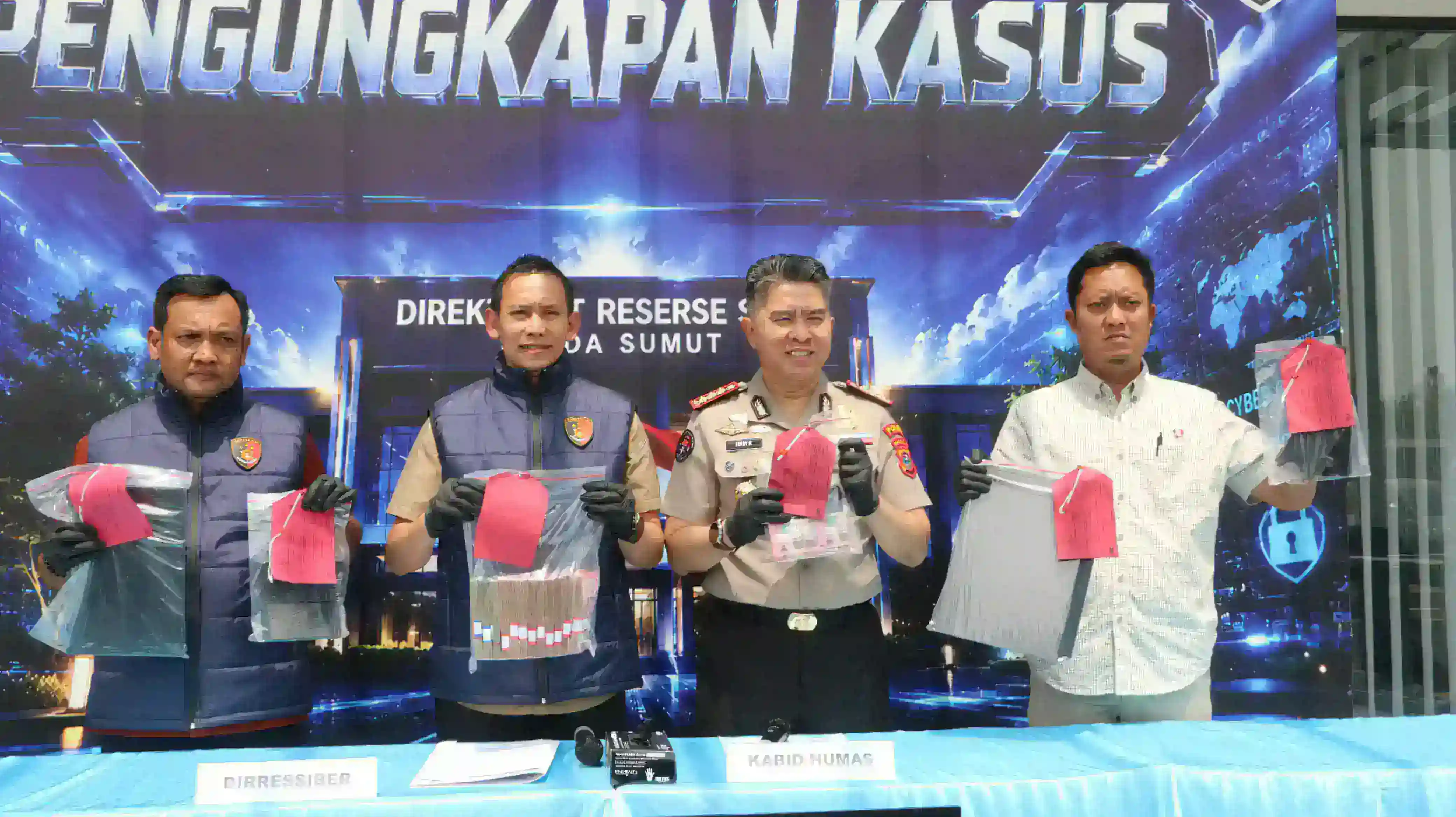 Ditressiber Polda Sumut Bongkar Jaringan Judi Online, Dua Orang Jadi Tersangka