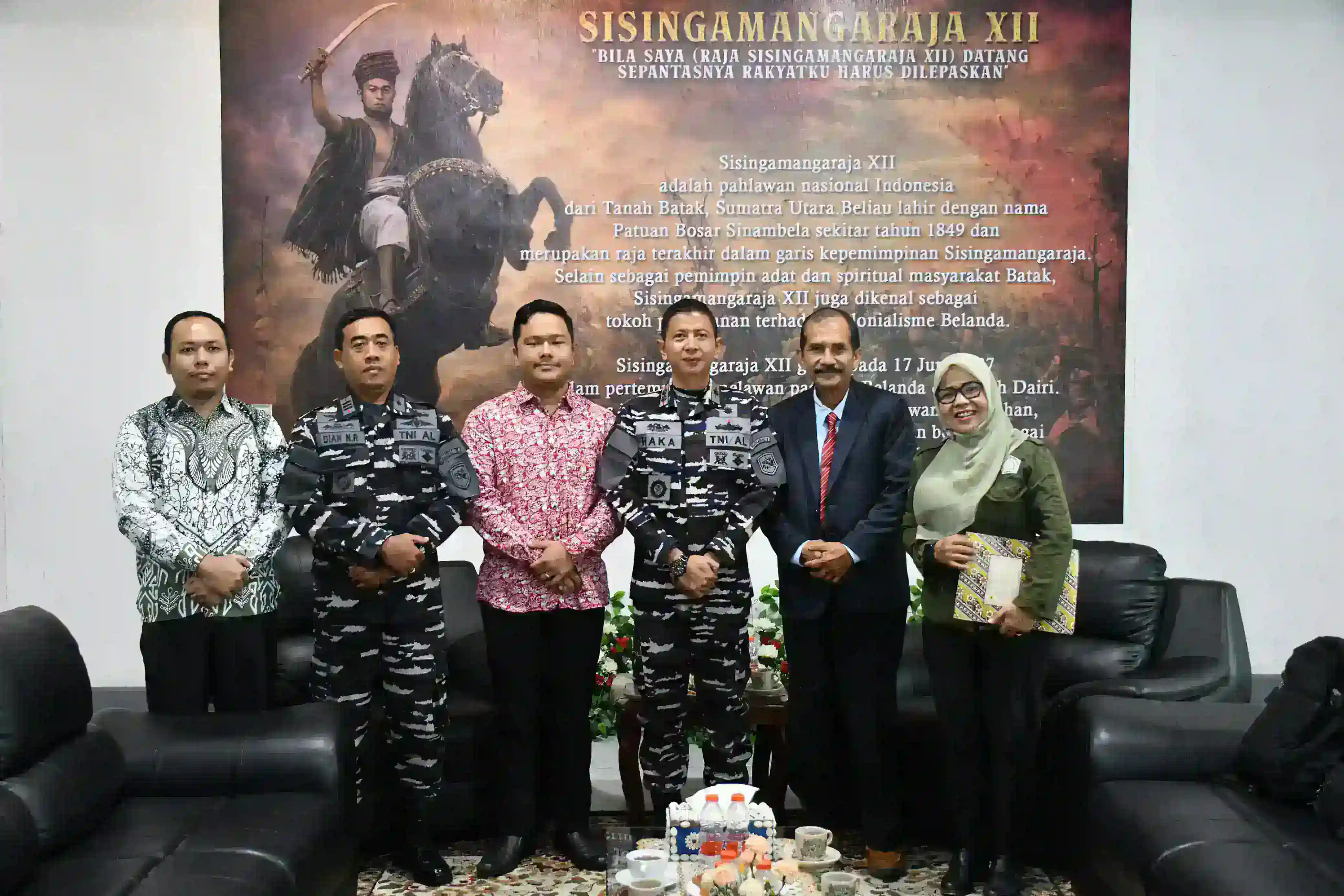 DANLANAL SIBOLGA TERIMA AUDIENSI SEKOLAH TINGGI PERIKANAN, BANGUN KOLABORASI PENDIDIKAN DAN KEMARITIMAN