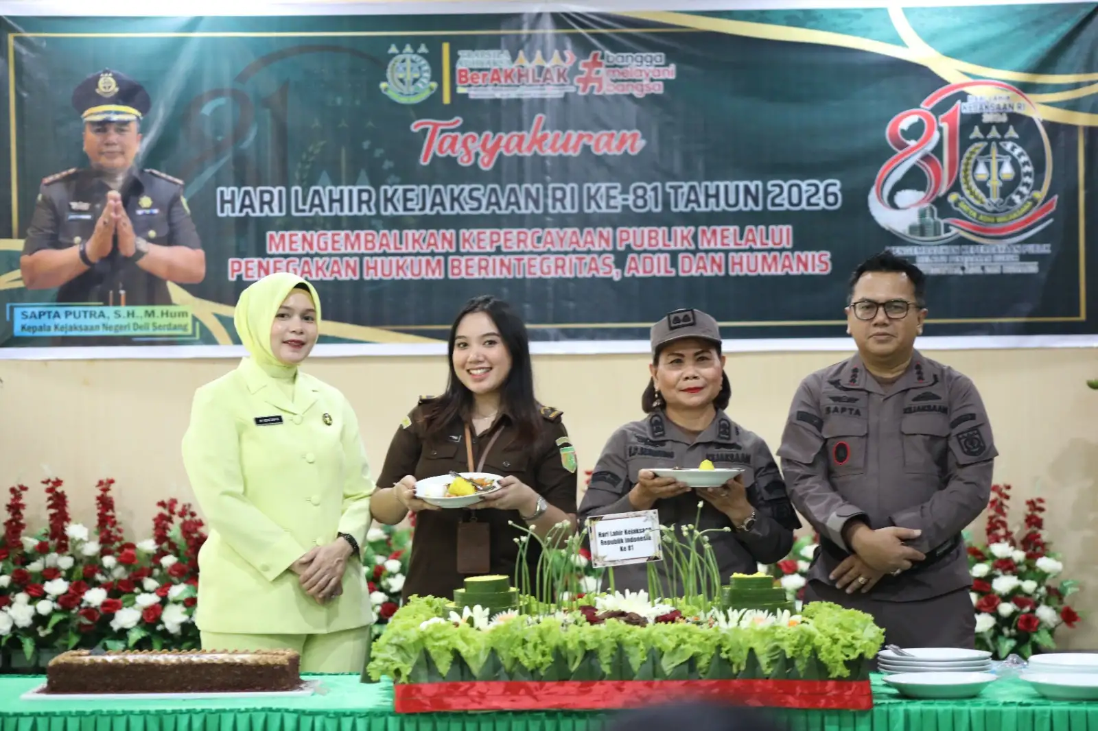 Harlah ke-81 Kejaksaan, Kejari Deli Serdang Teguhkan Komitmen Penegakan Hukum Berintegritas dan Humanis