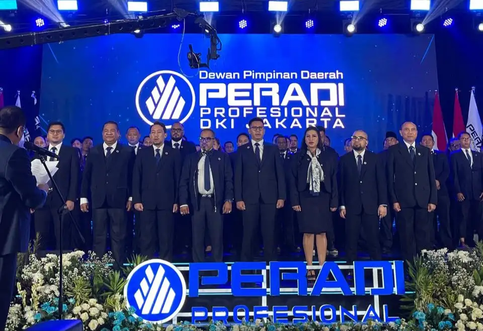 Pelantikan DPD PERADI Profesional DKI Jakarta, Misyal Achmad Dorong Penguatan Organisasi