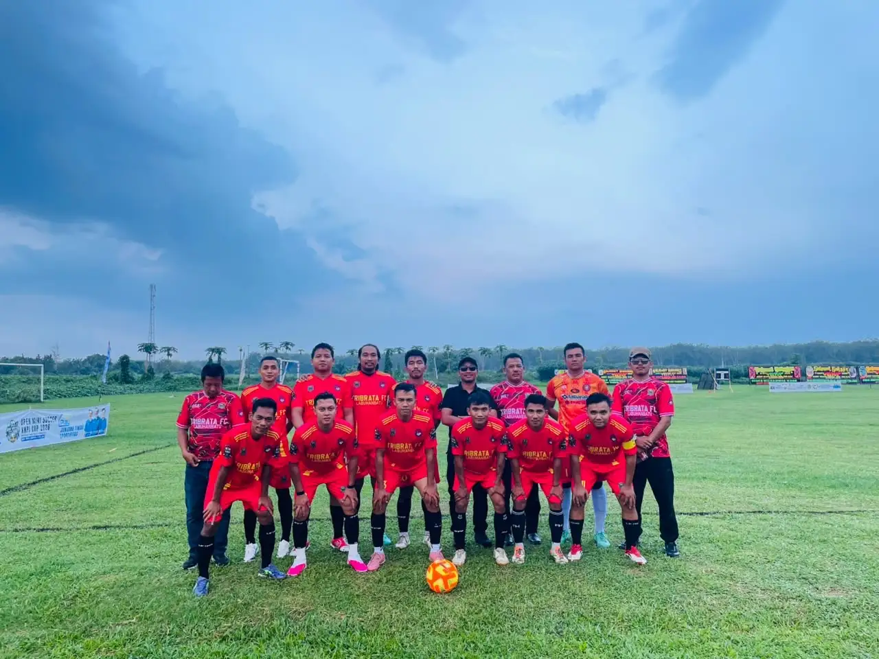 Tribrata FC Buka Piala Kapolres Labuhanbatu dengan Kemenangan Telak 4-0