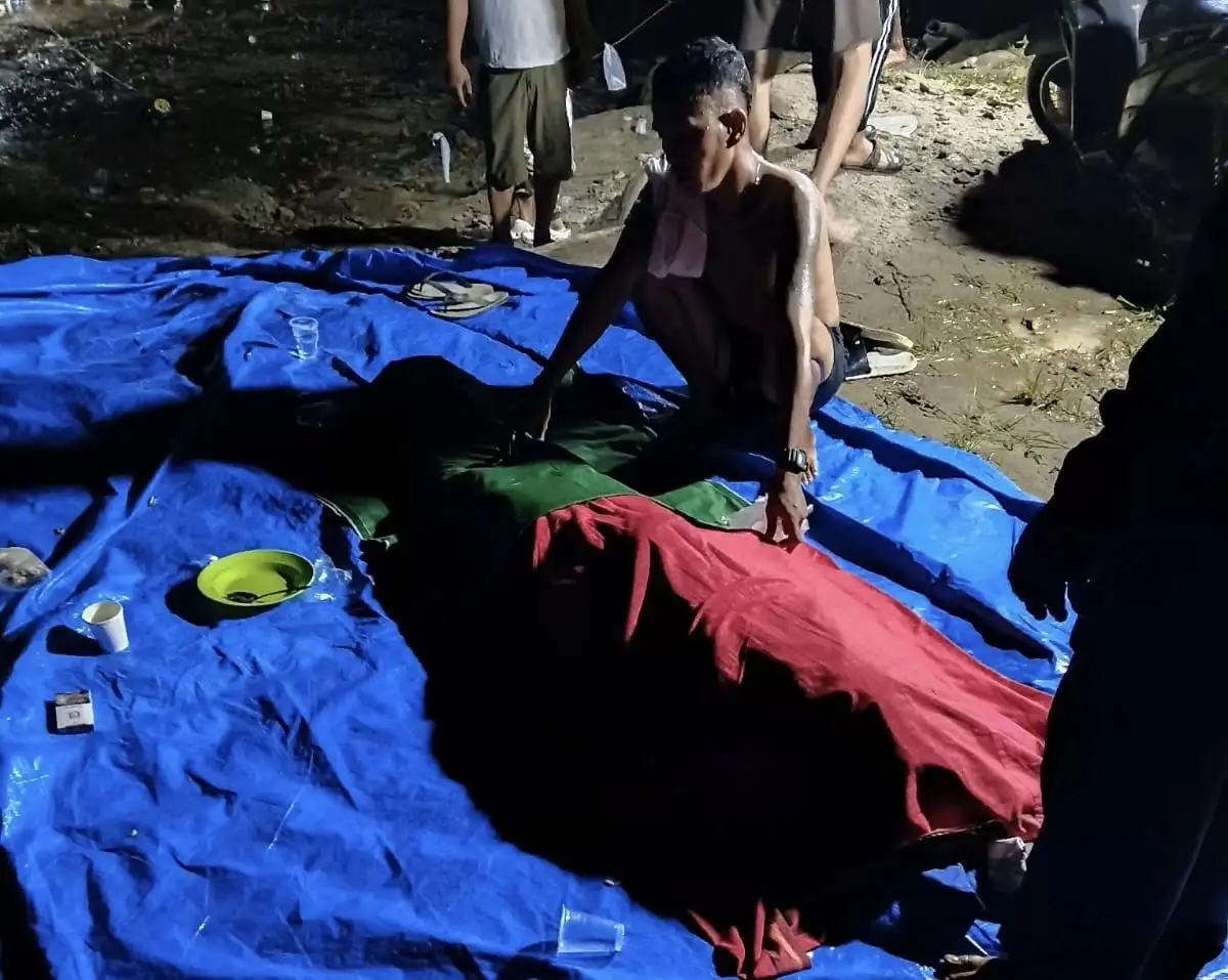 Korban Tenggelam di Sungai Tapak Gajah Ditemukan, Jenazah Dievakuasi ke Rumah Duka