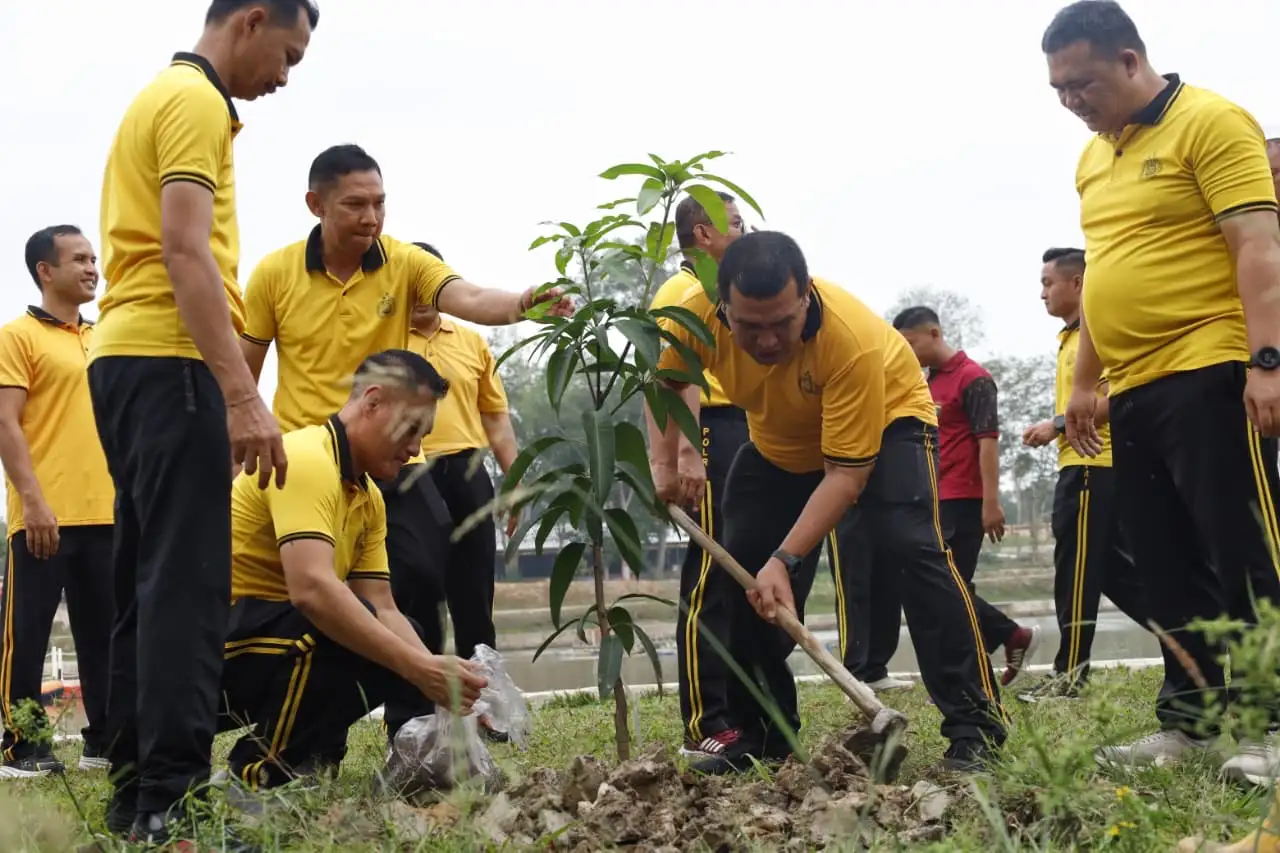 Polda Babel Gelar Green Policing, Dukung Program 100 Hari Kapolri
