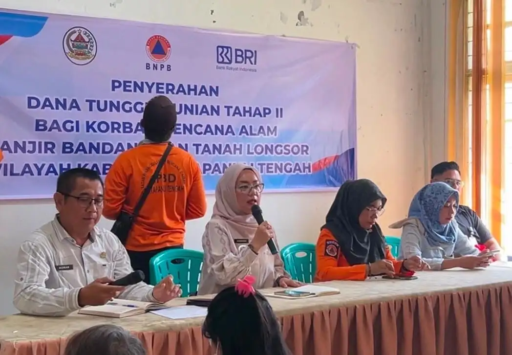 BRI Sibolga Salurkan Dana Tunggu Hunian kepada 571 KK Korban Bencana di Tapanuli Tengah