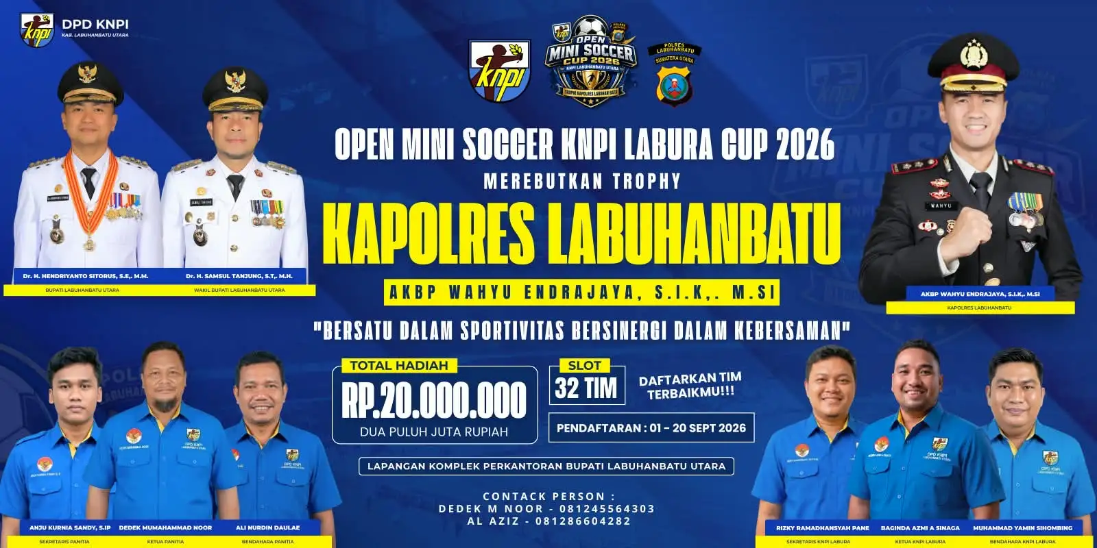 AKP Hardiyanto : Manajer Tribrata FC Labuhanbatu, Mini Soccer Jadi Ajang Silaturahmi dan Sportivitas