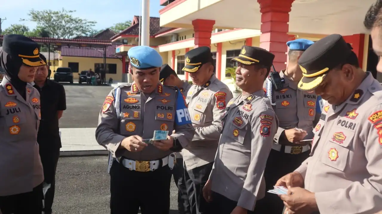 Bid Propam Polda Sumut Gelar Gaktibplin di Polresta Deli Serdang