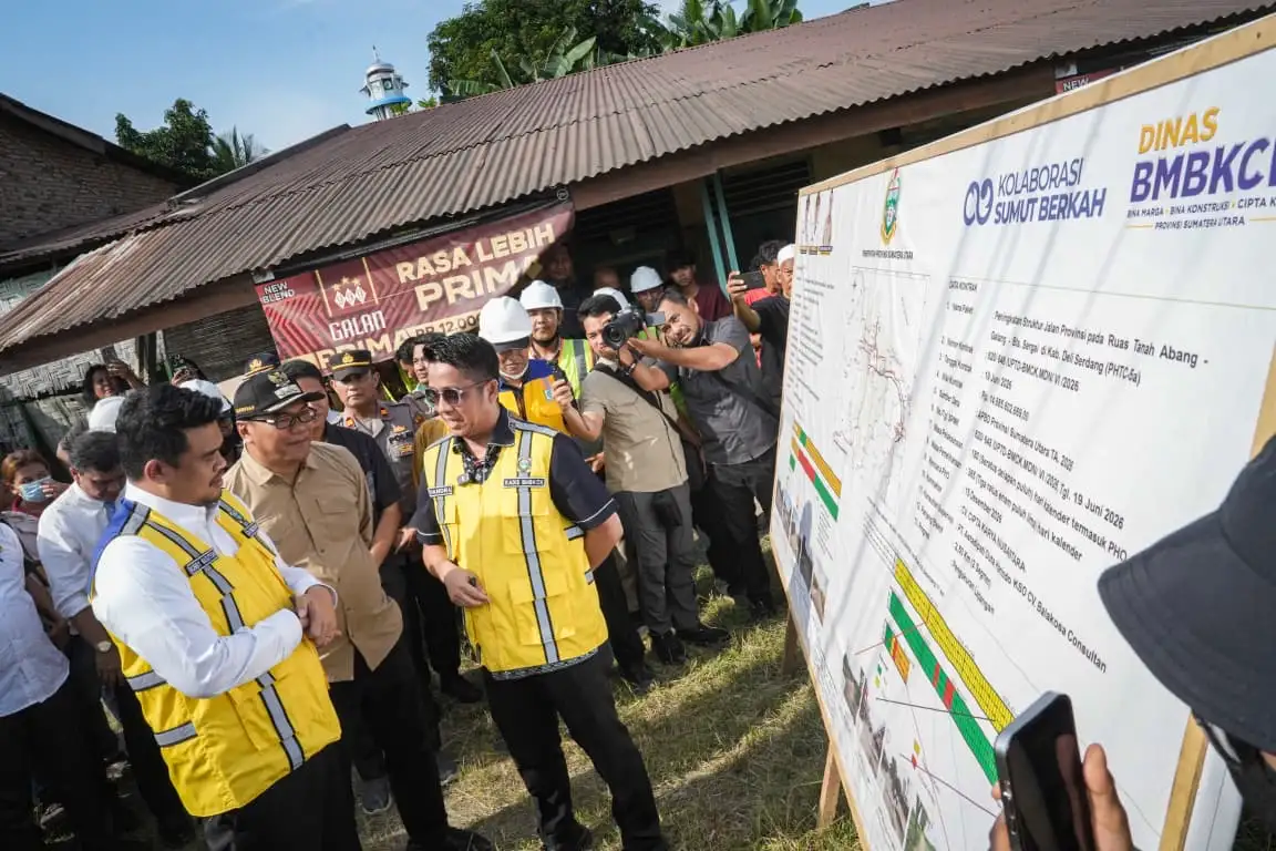 Pemkab Deli Serdang Dukung Percepatan Perbaikan Jalan Galang dan Penertiban Galian C Ilegal