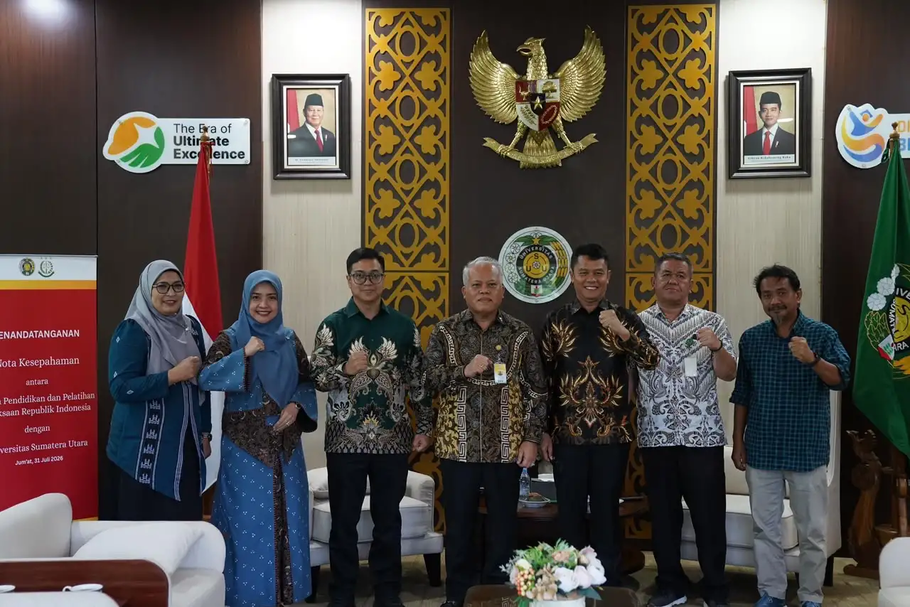 Kabadiklat Harli Siregar Gandeng USU, Universitas Brawijaya dan Unhas Perkuat SDM Adhyaksa