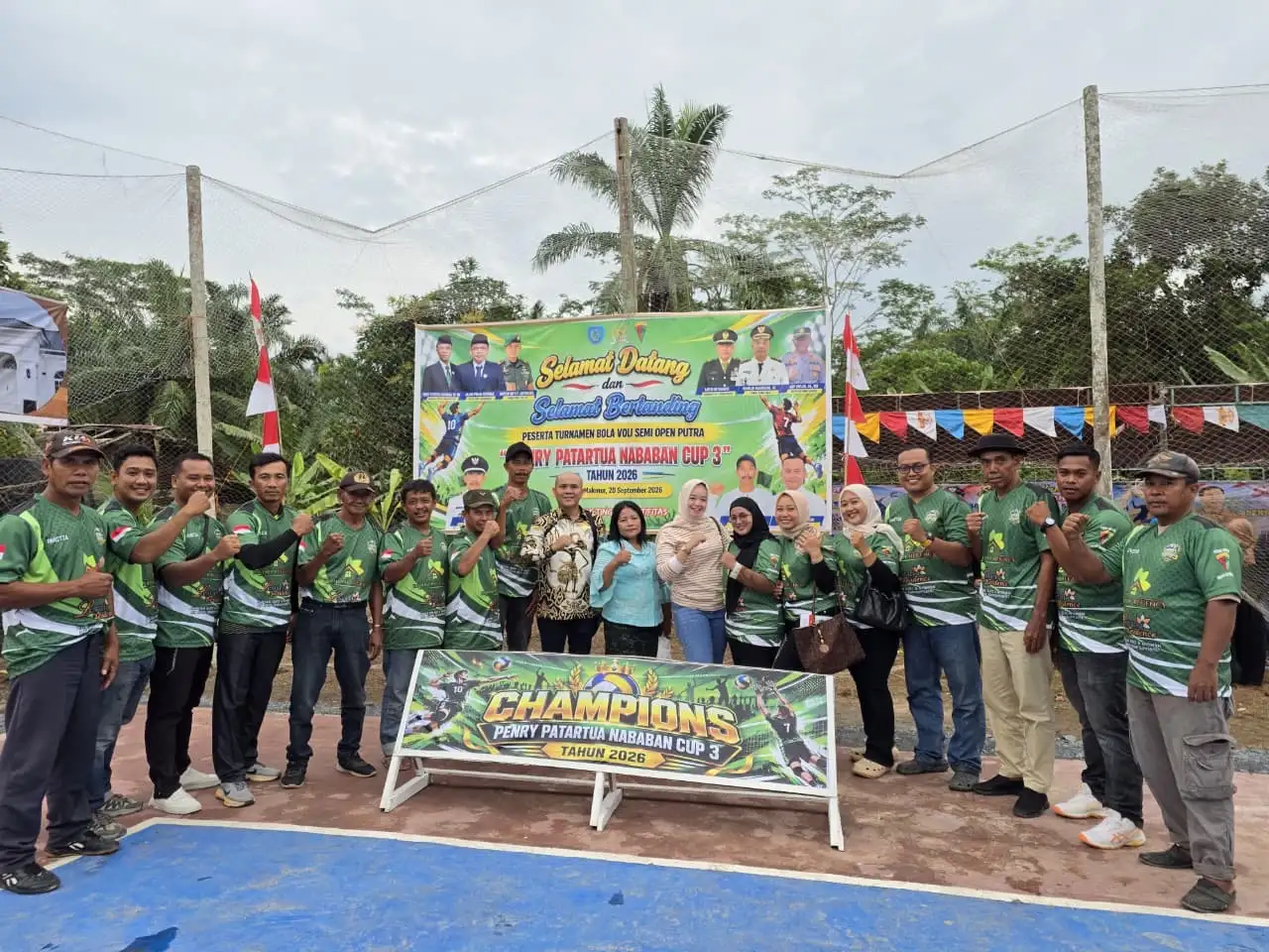 Turnamen Voli Semi Open Putra Jilid 3 Penry Patartua Nababan Resmi Dibuka
