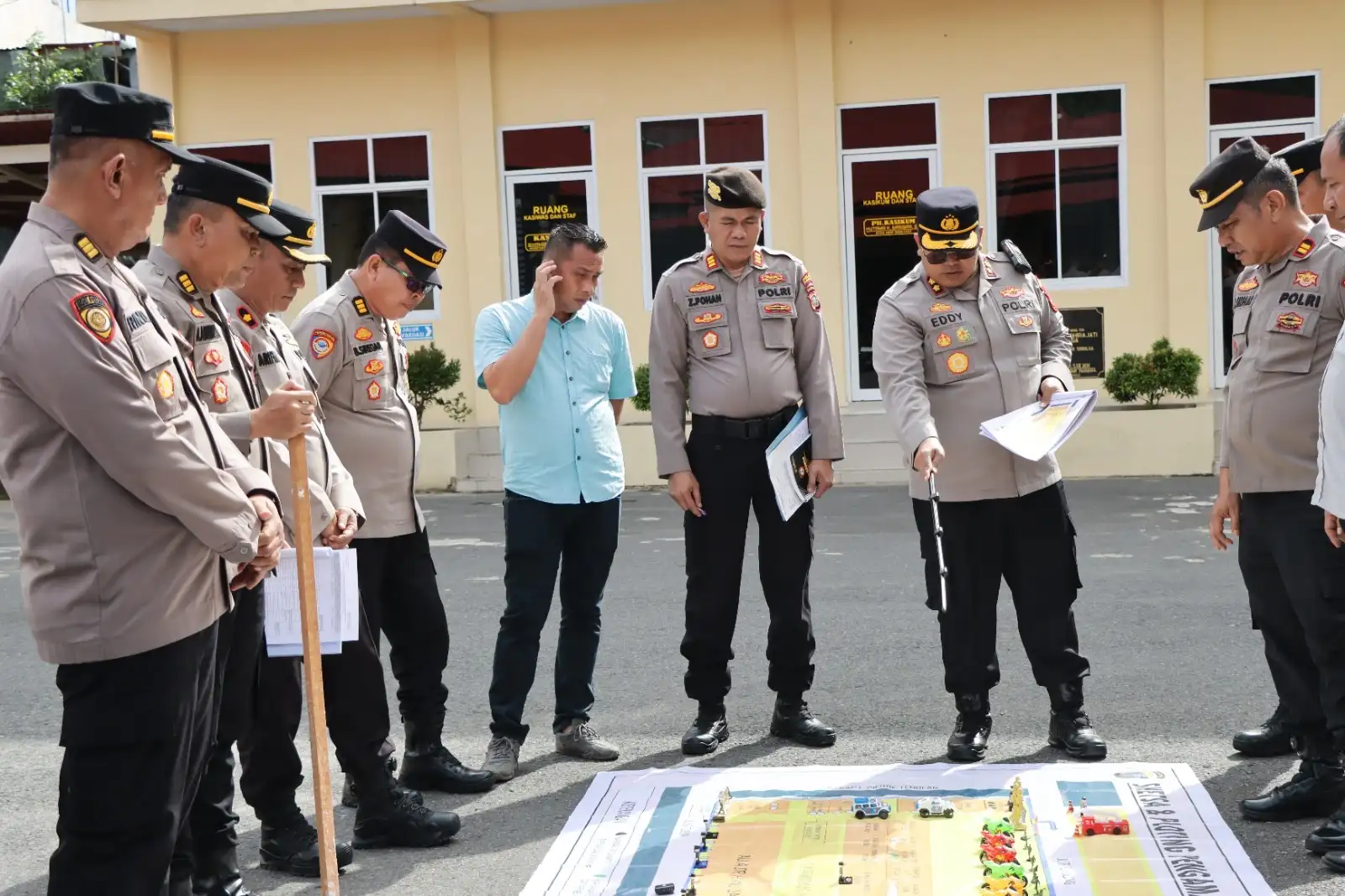 Polres Sibolga Matangkan Strategi Pengamanan Lewat TFG Sispam Mako