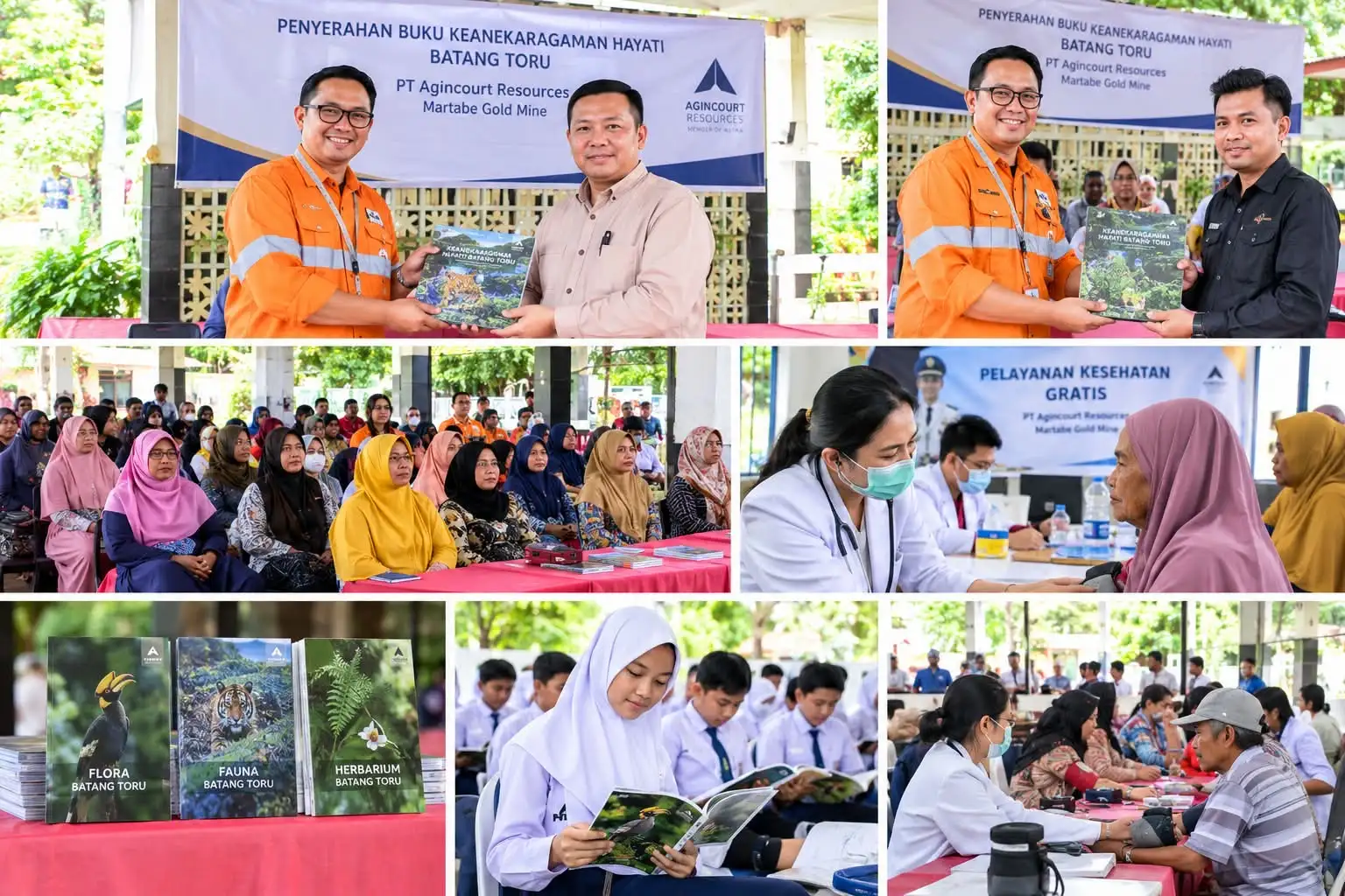 173 Warga Desa Simarpinggan Dapat Pengobatan Gratis dari Agincourt Resources