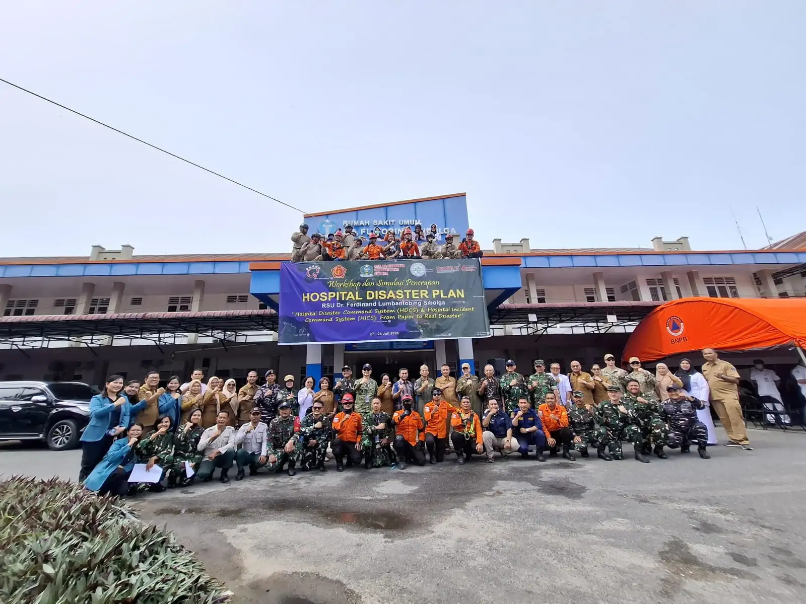 Pacific Partnership 2026 Perkuat Kesiapsiagaan Rumah Sakit melalui Simulasi Hospital Disaster Plan di RSUD FL Tobing Sibolga