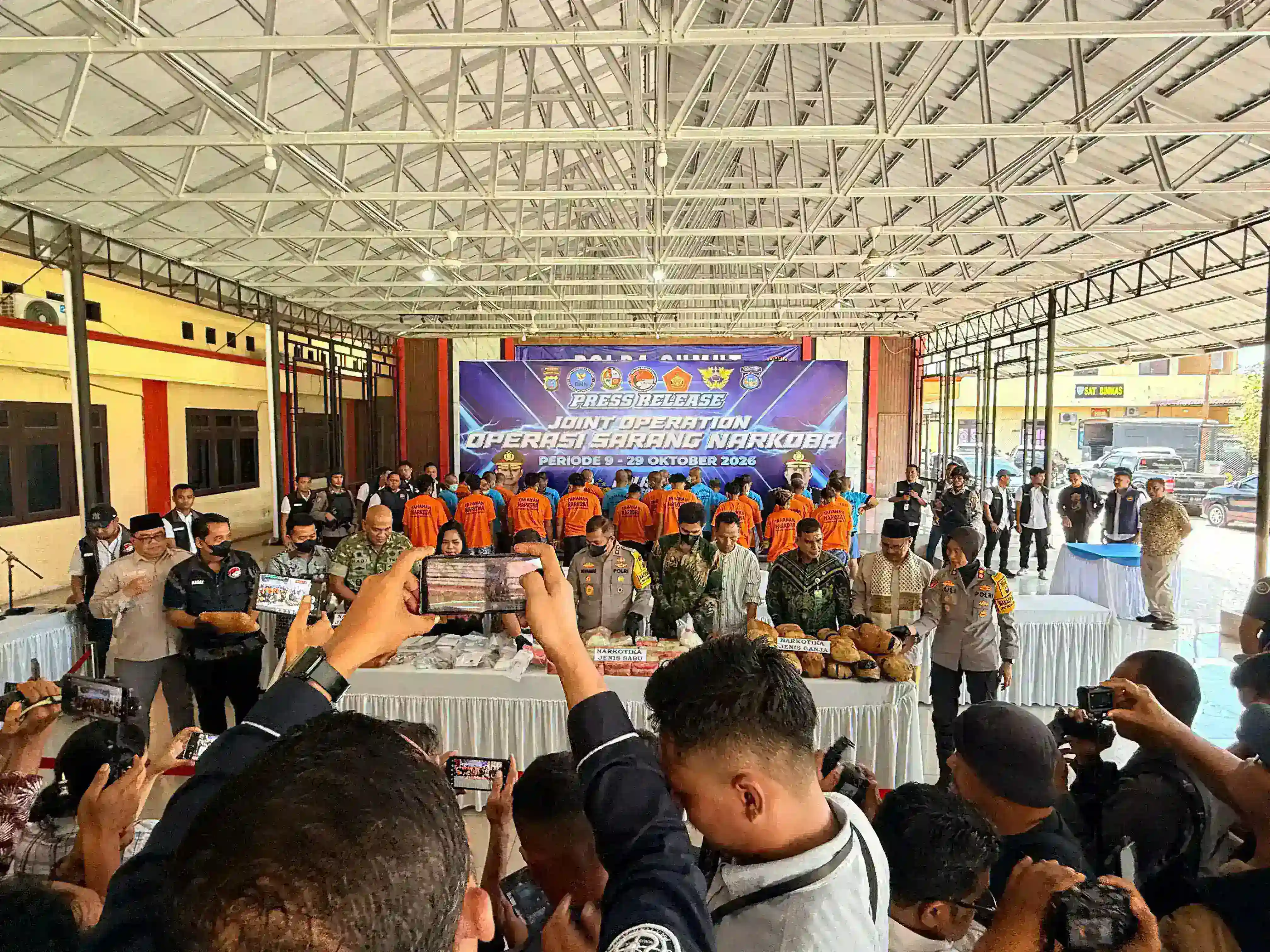 Polresta Deli Serdang Bongkar Empat Kasus Narkoba, Sita 21 Kg Sabu dan 14 Kg Ganja
