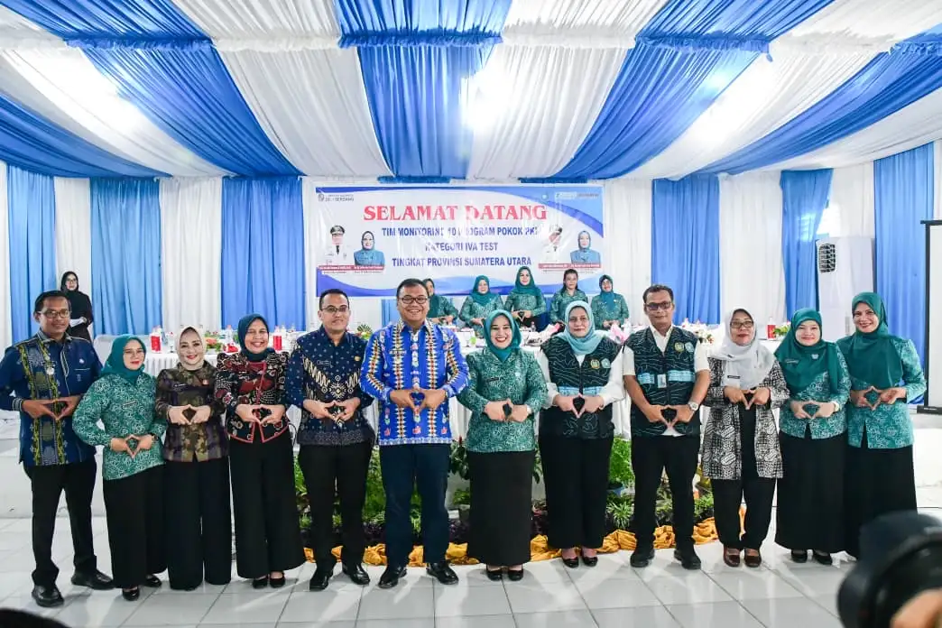 PKK Deli Serdang Kenalkan Mobile IVA Test kepada Tim Monitoring Provinsi