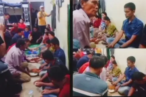Maju di Pilkades Negara Beringin, Lurah Bakin Manik Minta Doa Restu Keluarga