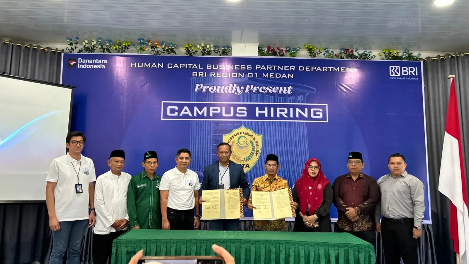 BRI Sibolga dan STIE Al-Washliyah Gelar Campus Hiring dan Penandatanganan MoU