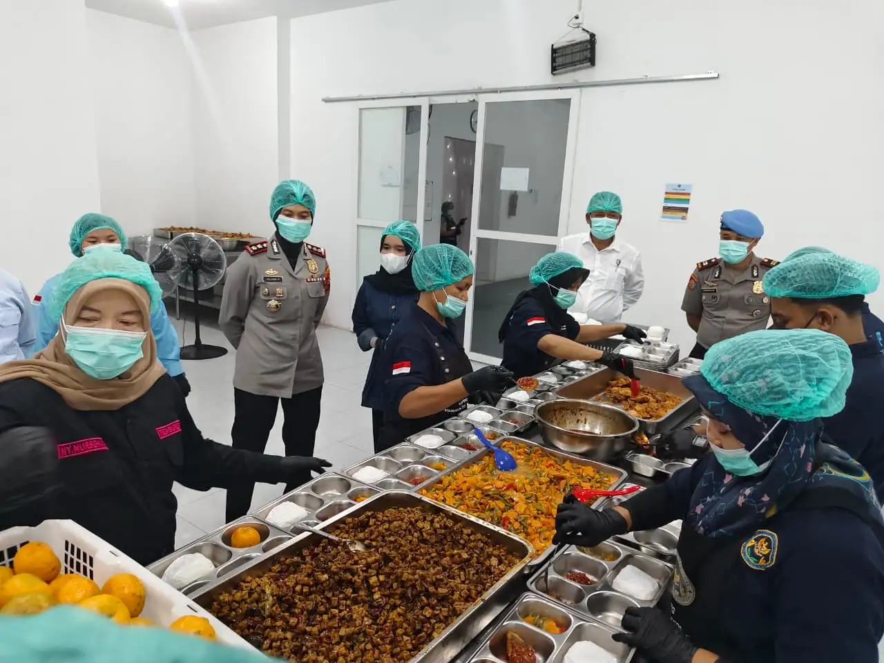 Jaga mutu Makanan Bergizi, Polresta Deli Serdang Lakukan Cek rutin Bertahap