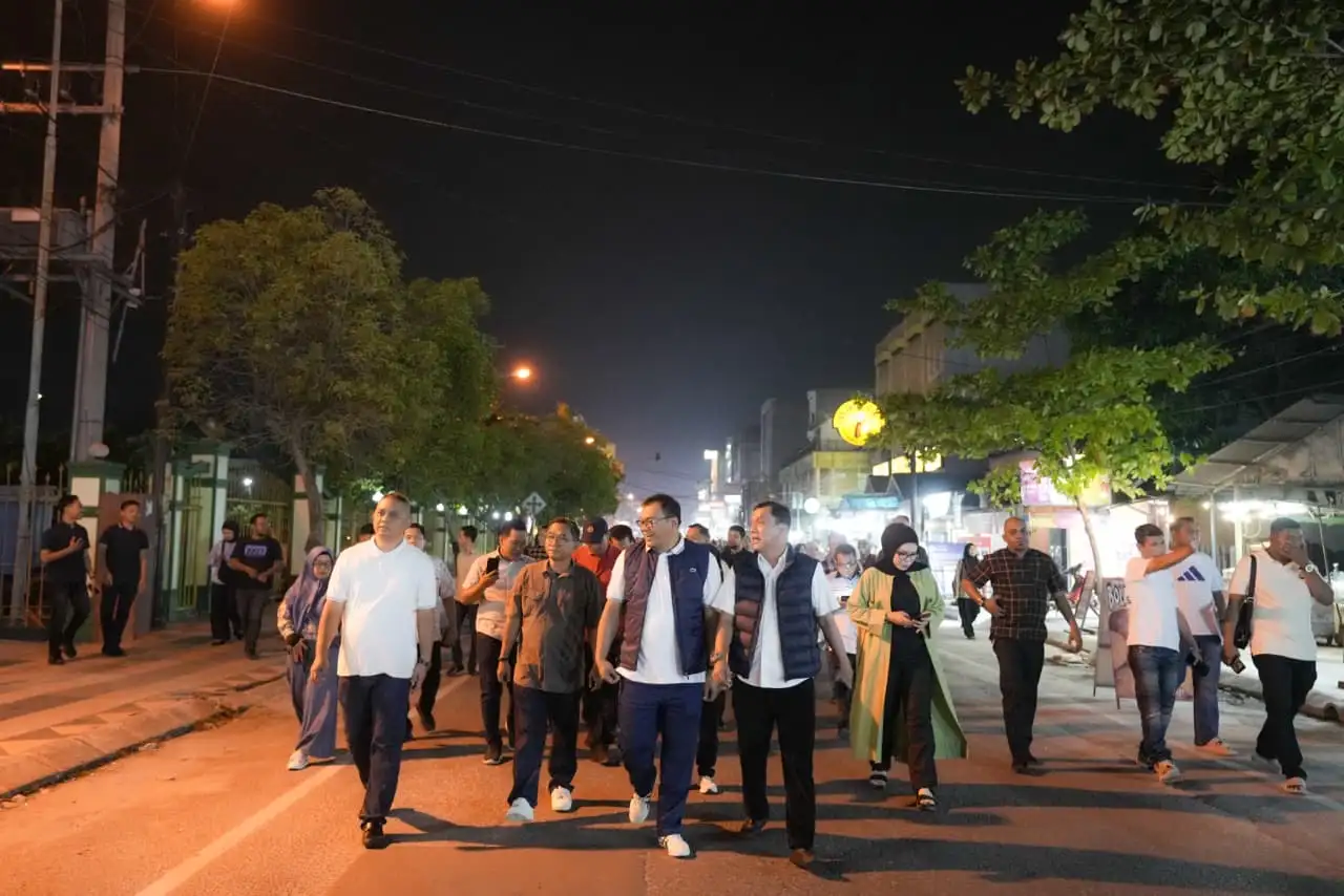 Weekend, Bupati Deli Serdang Car Free Night dan Nobar Piala Dunia di Lubuk Pakam