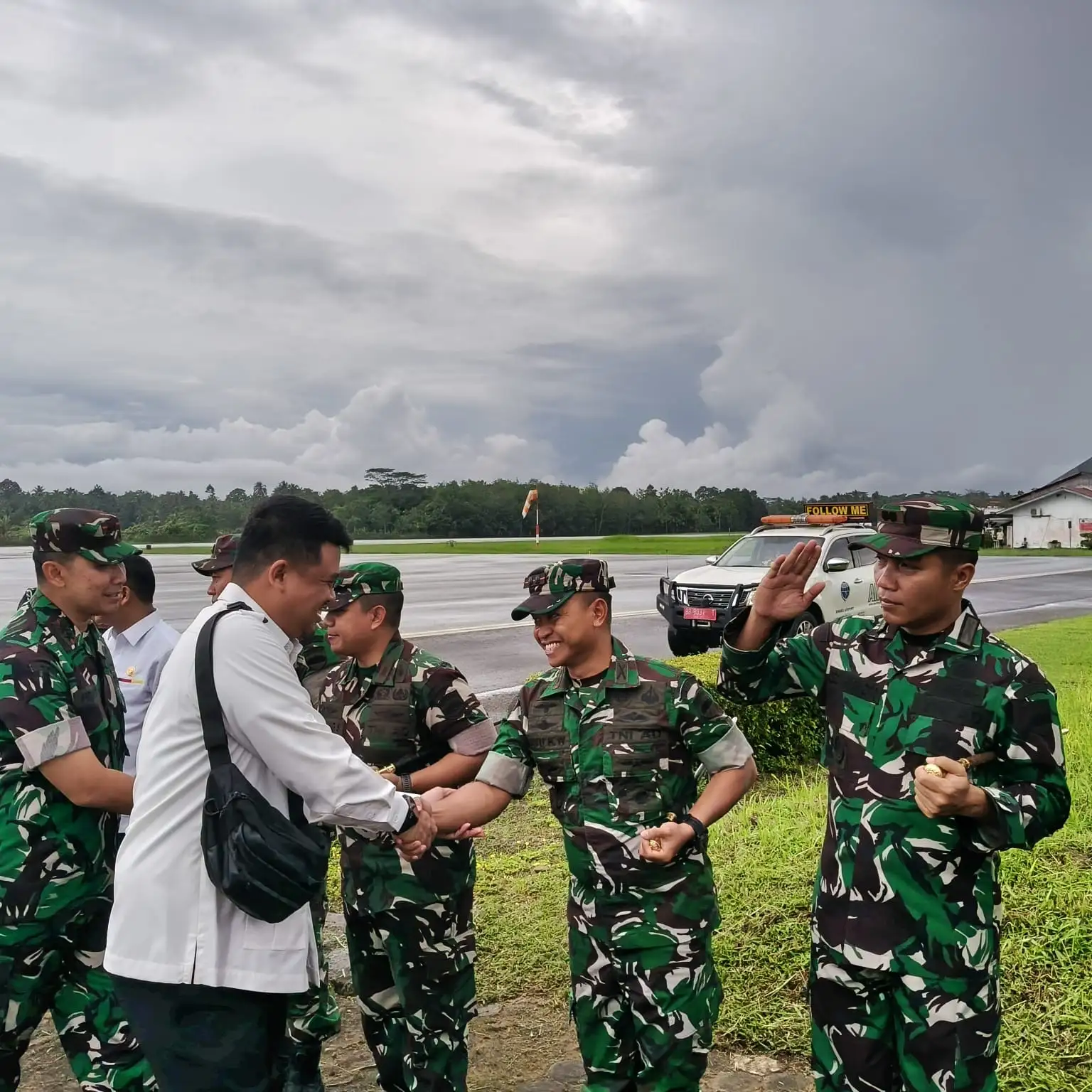 DANDIM 0211/TT HADIRI PEMBUKAAN KARYA BAKTI TNI AD 2026 DI GUNUNGSITOLI