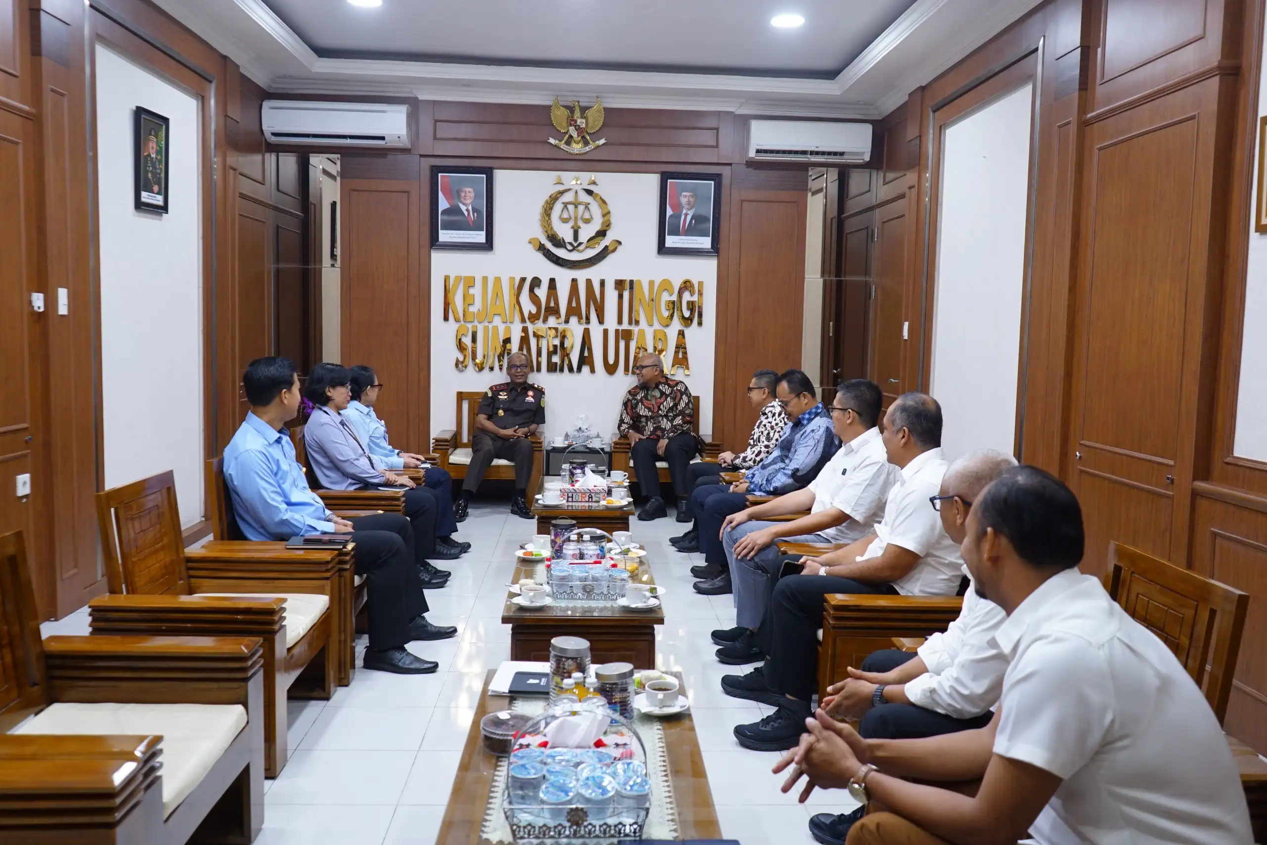 Kajati Sumut Terima Audiensi PTPN I dan IV, Sinergi BUMN–Kejaksaan Kian Diperkuat