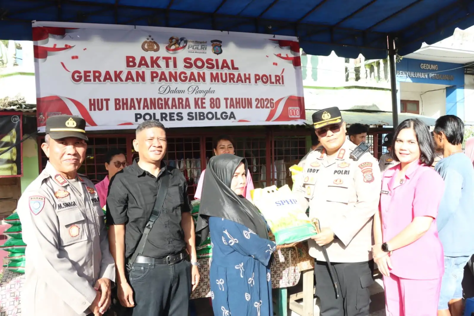 Polres Sibolga Gelar Gerakan Pangan Murah, Ringankan Beban Warga Jelang Hari Bhayangkara ke-80