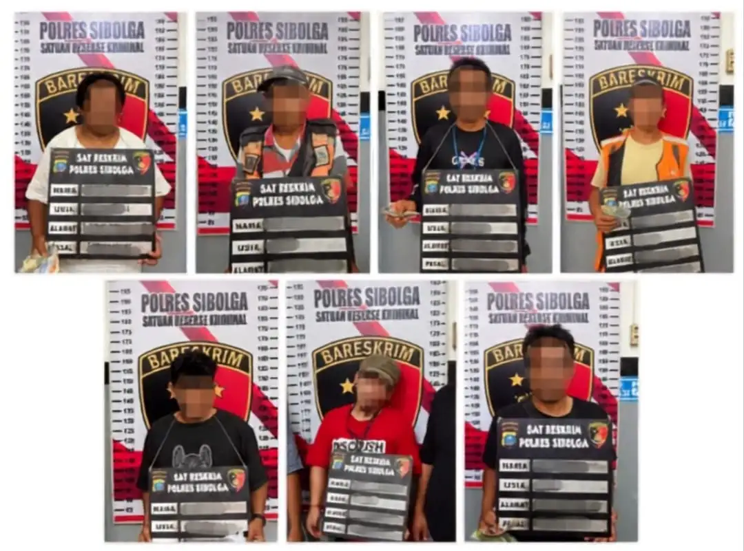 Polres Sibolga Tindak Praktik Parkir Liar, Tujuh Orang Diamankan