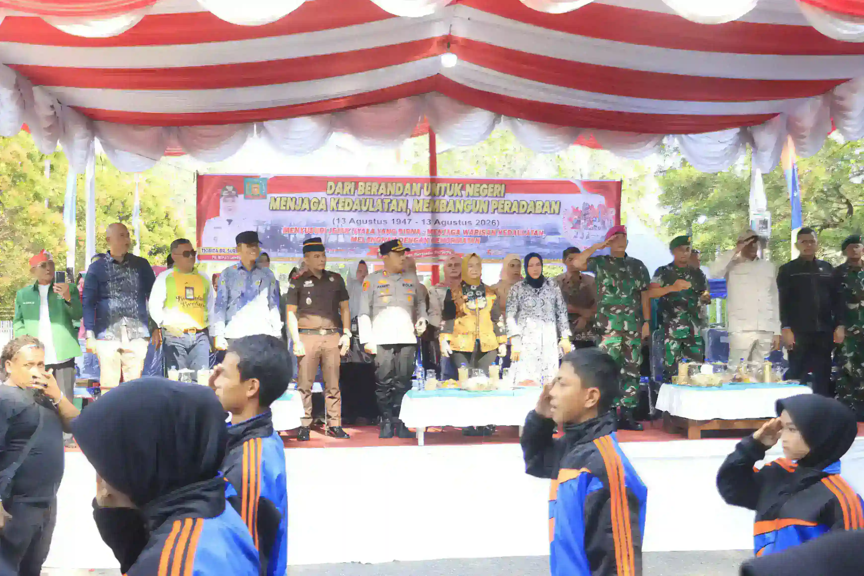 Kapolres Langkat Hadiri Puncak peringatan BBH ke-79 Pangkalan Berandan, Kenang Peristiwa Sejarah