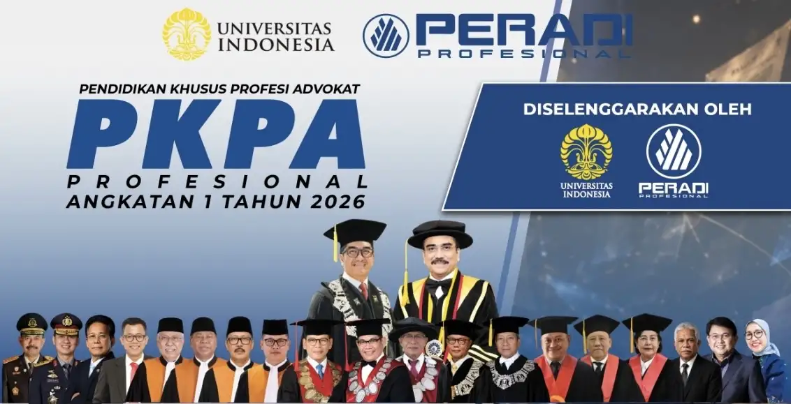 PERADIPROF Gandeng UI Gelar PKPA Angkatan I 2026, Hadirkan Pengajar Elite Nasional