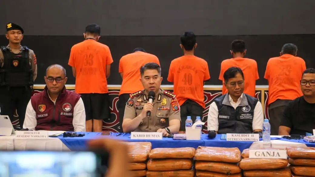 Polda Sumut Selamatkan 813 Ribu Jiwa, Gagalkan Peredaran 72 Kg Sabu dan 151 Kg Ganja