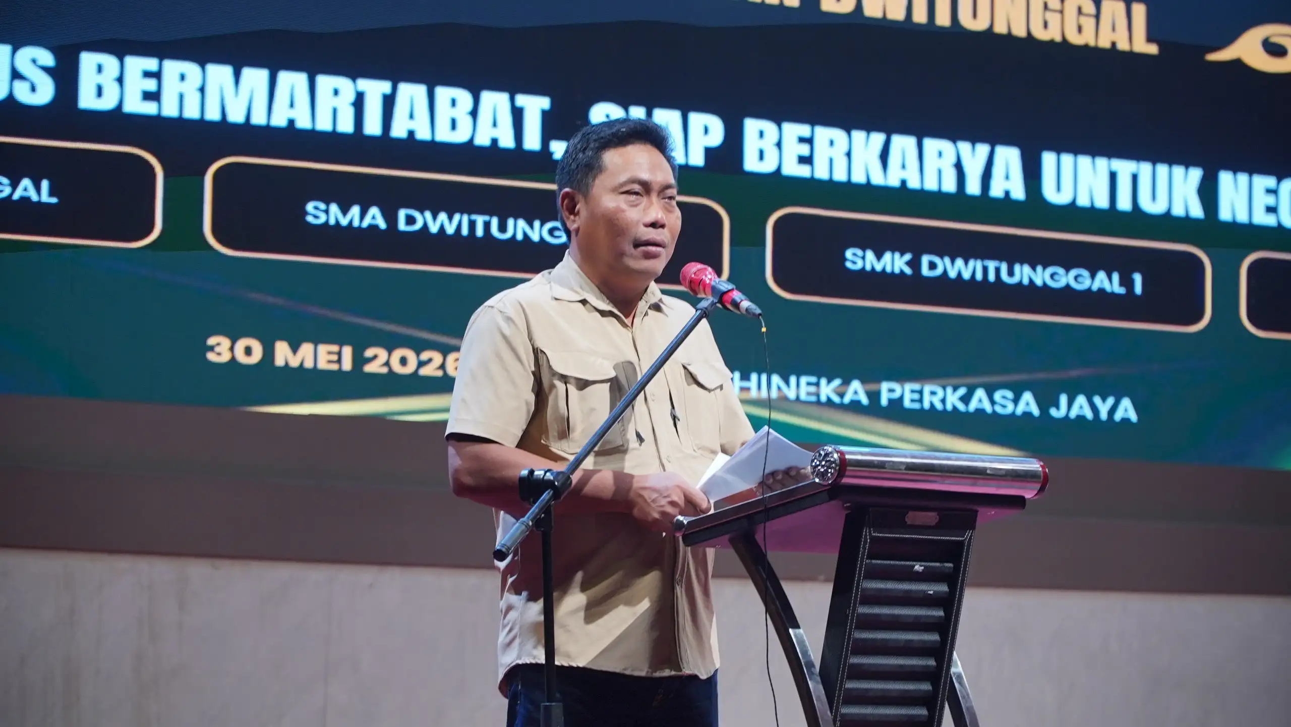 Wakil Bupati Deli Serdang hadiri Syukuran Akbar Purnawiyata Yayasan Perguruan Dwitunggal