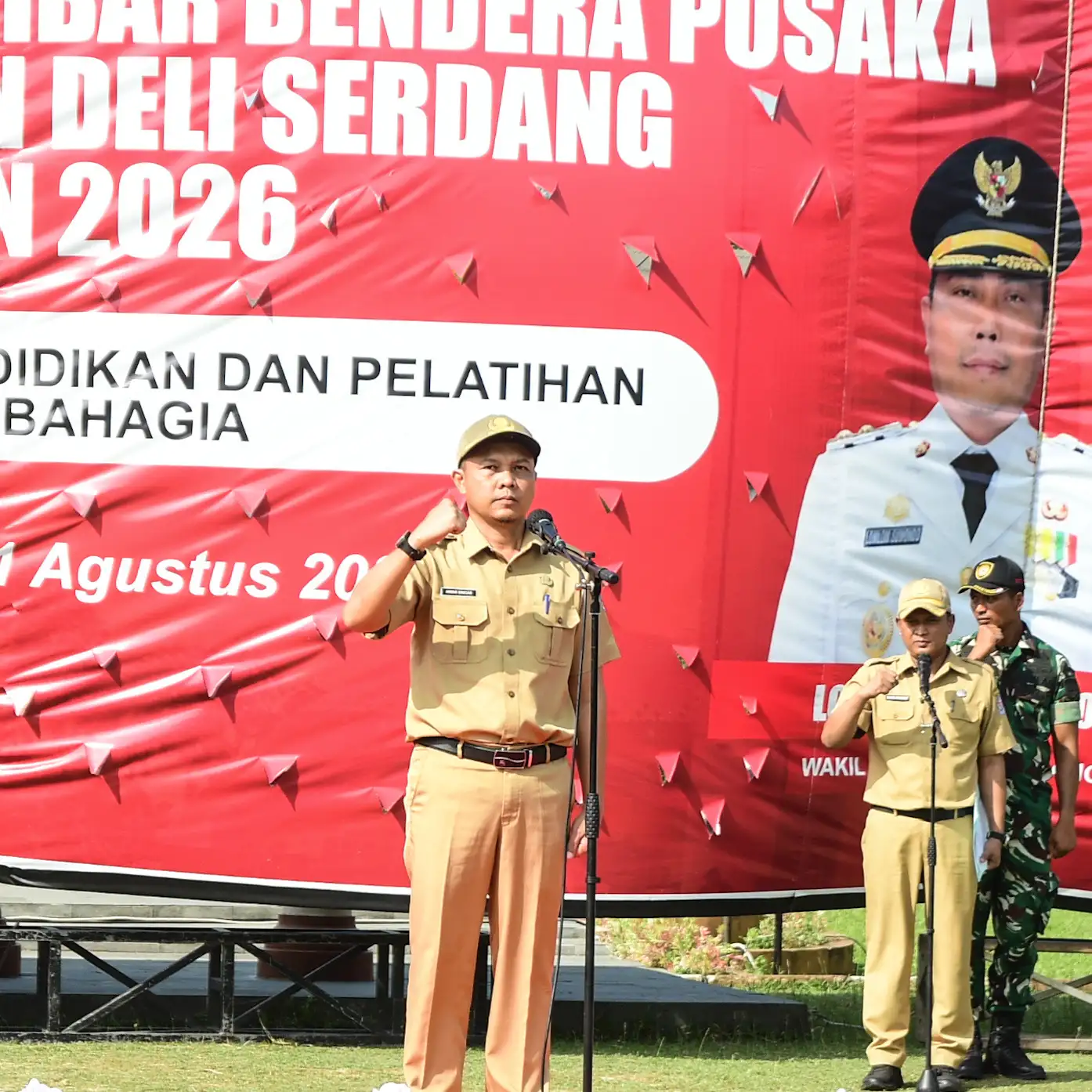 Paskibraka Deli Serdang Diminta Jaga Fisik dan Kekompakan Jelang Bertugas