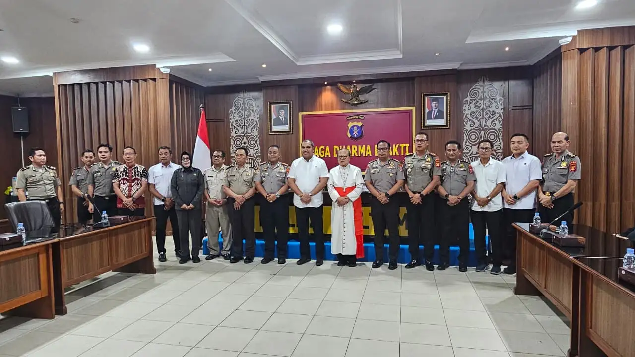Kardinal Suharyo Sapa Polda Kaltim, Teguhkan Iman dan Integritas Polisi