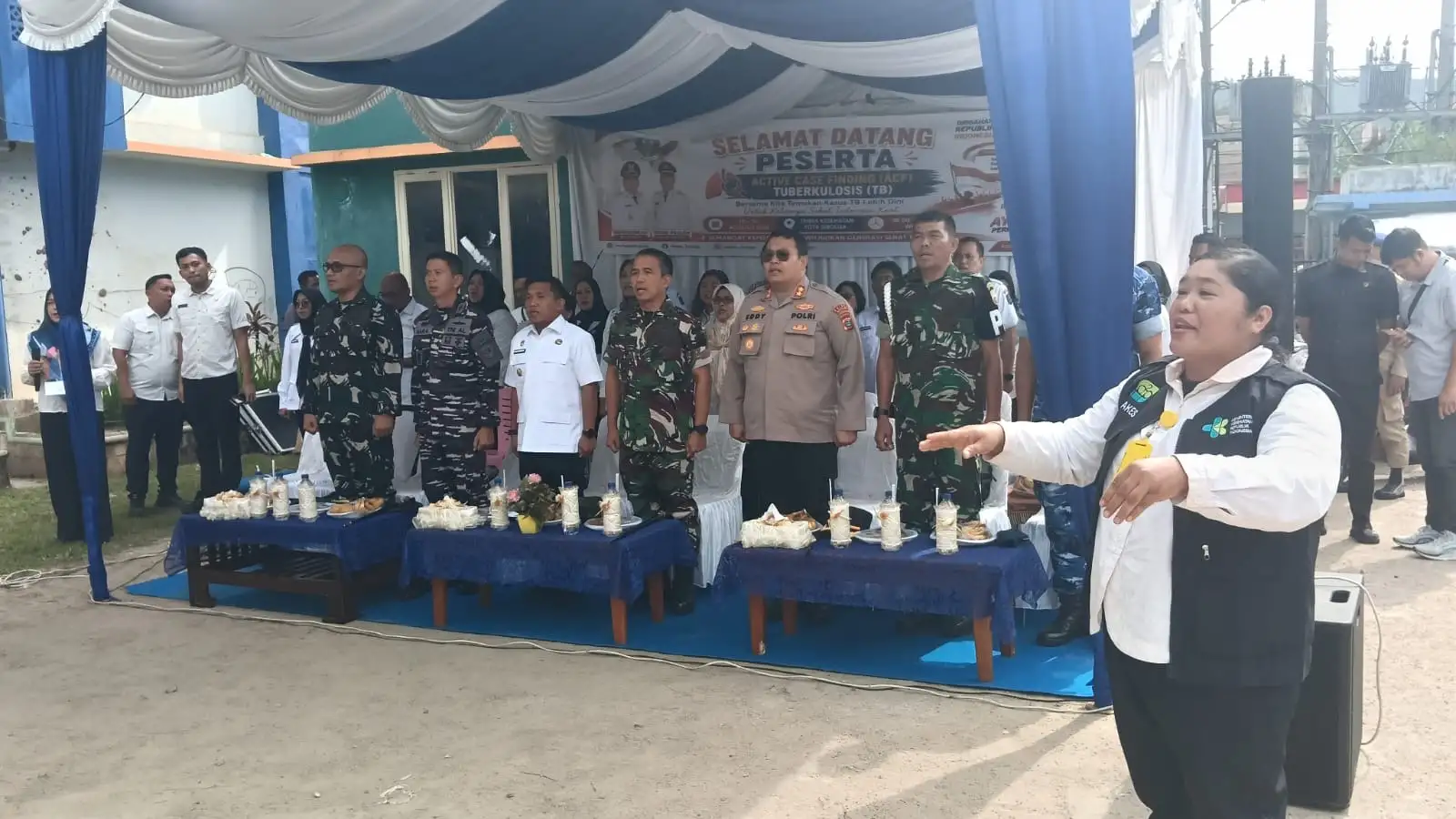 Dandim 0211/TT Tinjau Skrining TB di Rusunawa Sibolga