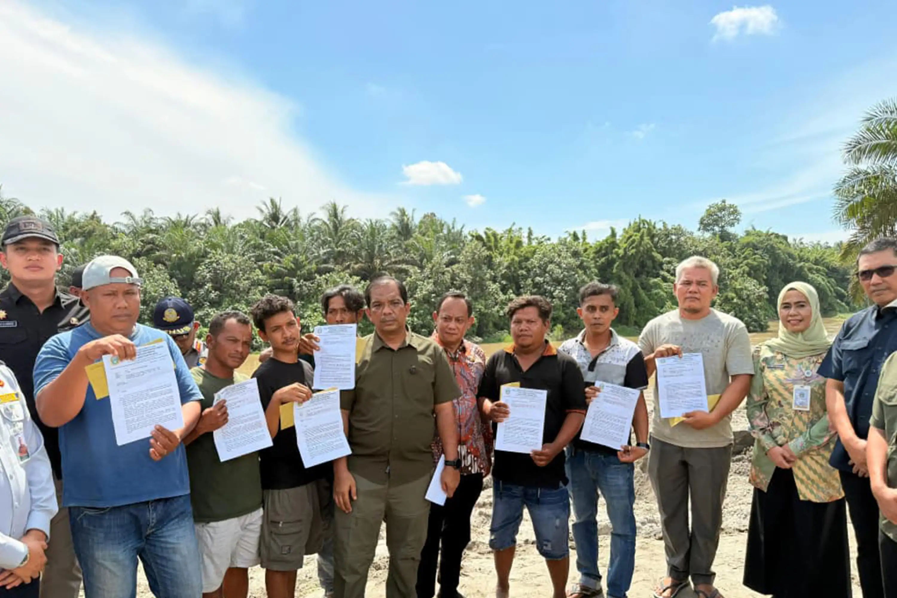 Tim Terpadu Pemprov Sumut Tertibkan 13 Tambang Ilegal di Deliserdang dan Sergai
